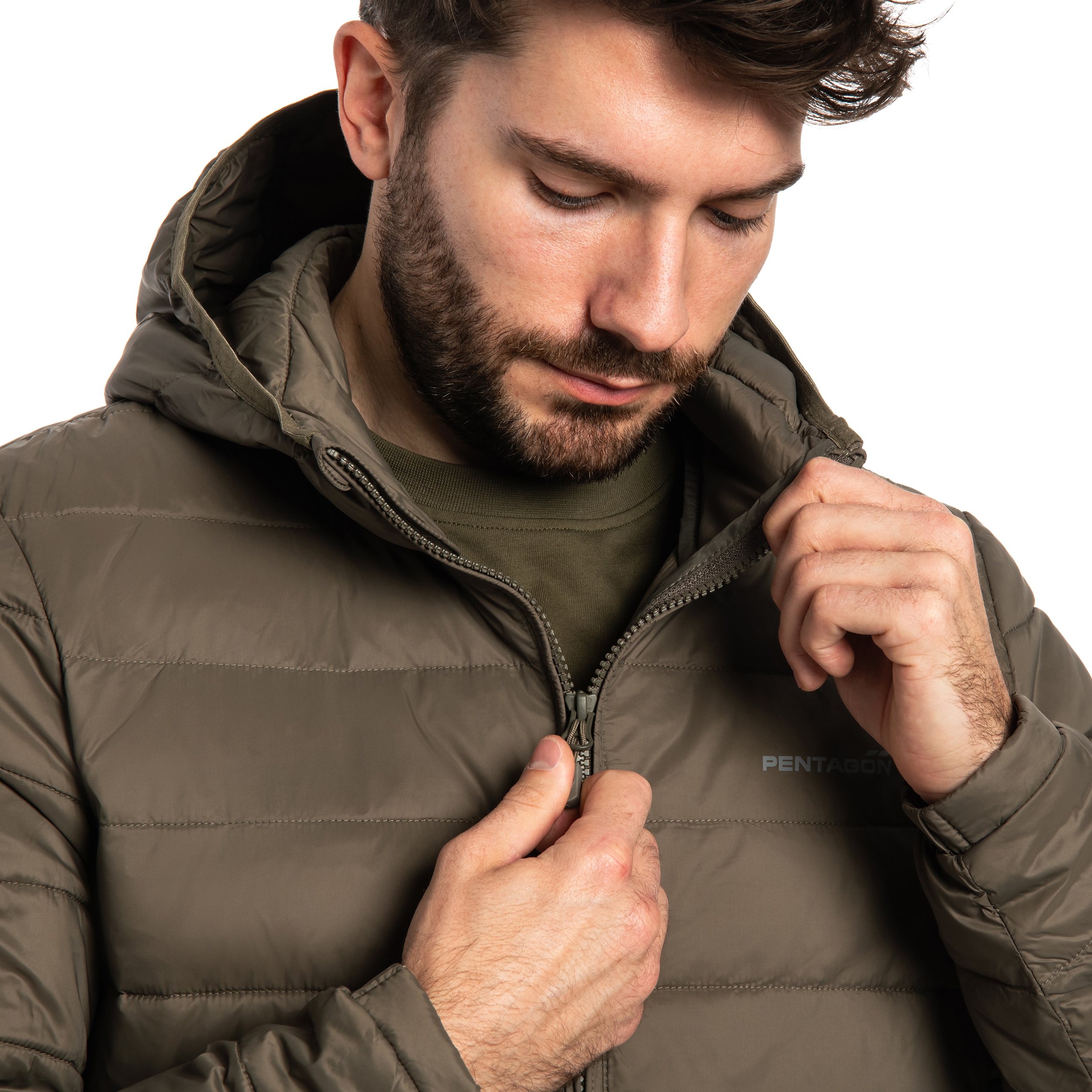 Kurtka Pentagon Aurora 2.0 Puffer Hooded - RAL7013