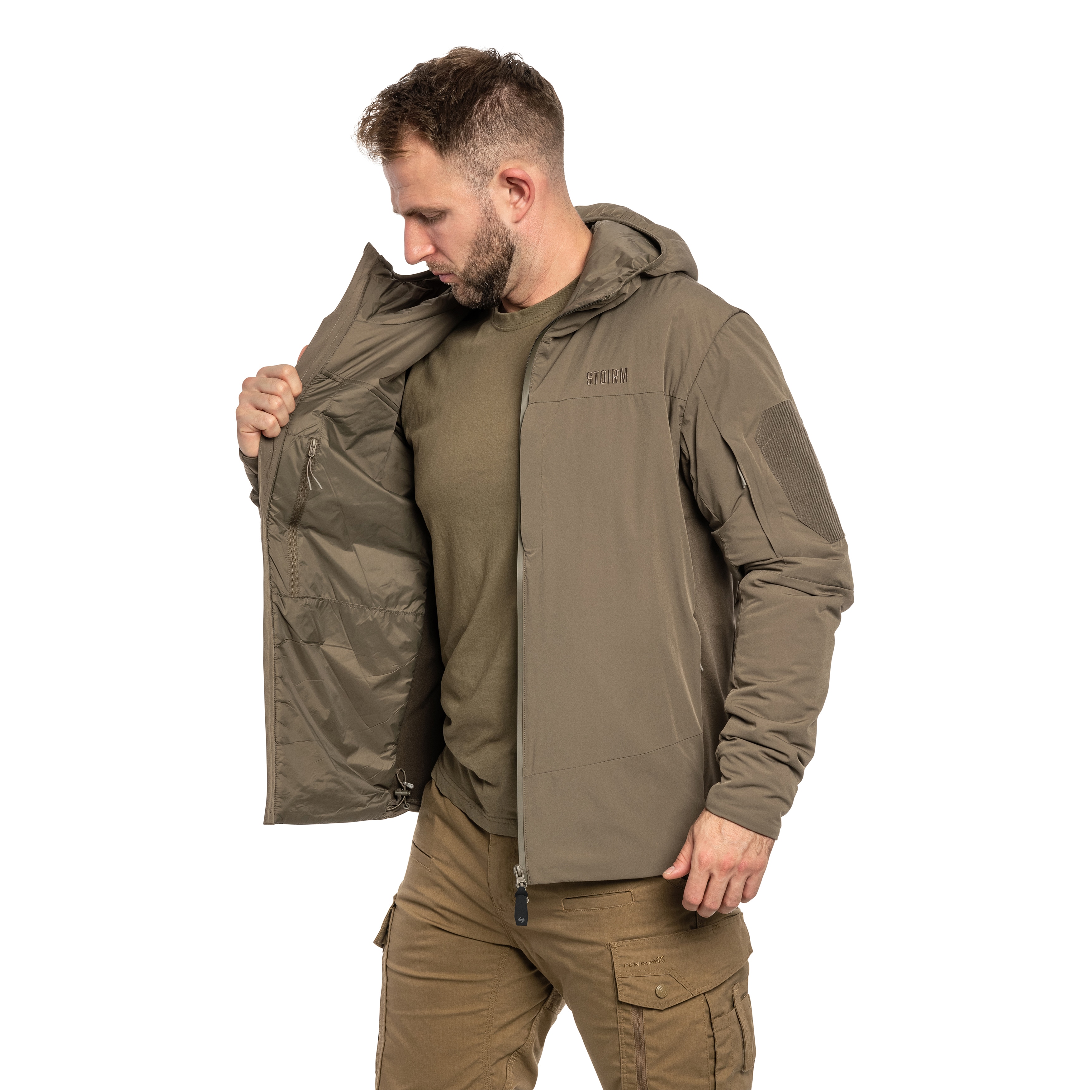 Kurtka Stoirm PrimaLoft Thermal - Ranger Green