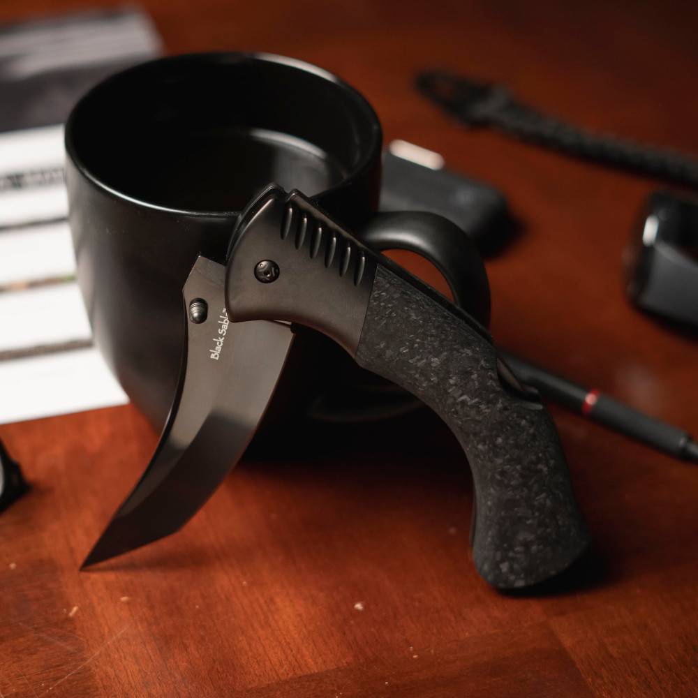 Складаний ніж Cold Steel Black Sable CPM-XHP - Black