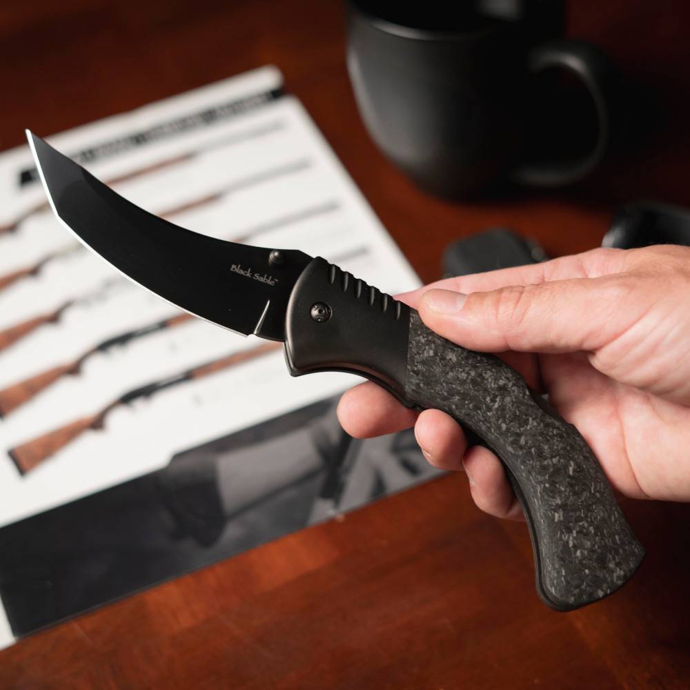 Складаний ніж Cold Steel Black Sable CPM-XHP - Black
