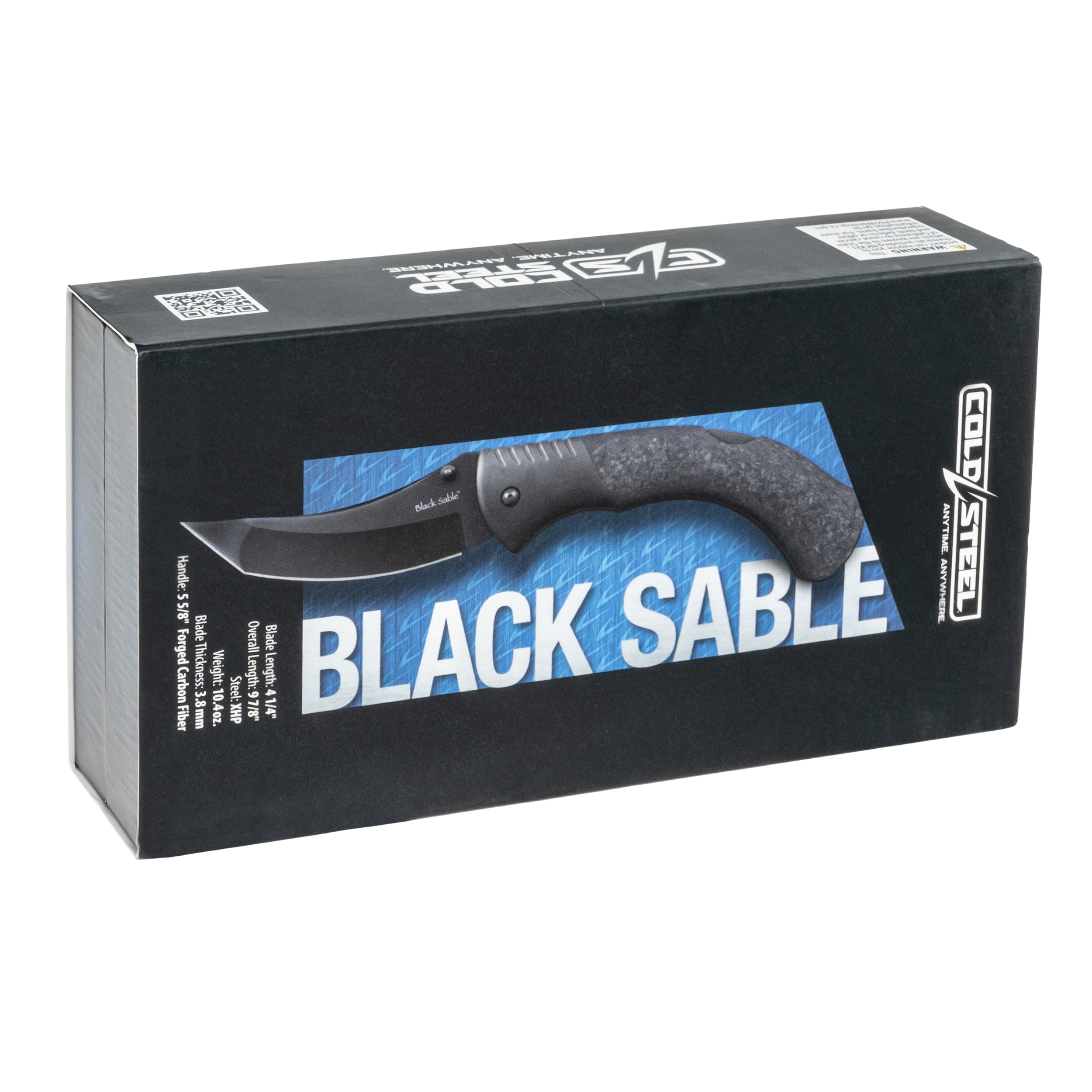 Nóż składany Cold Steel Black Sable CPM-XHP - Black