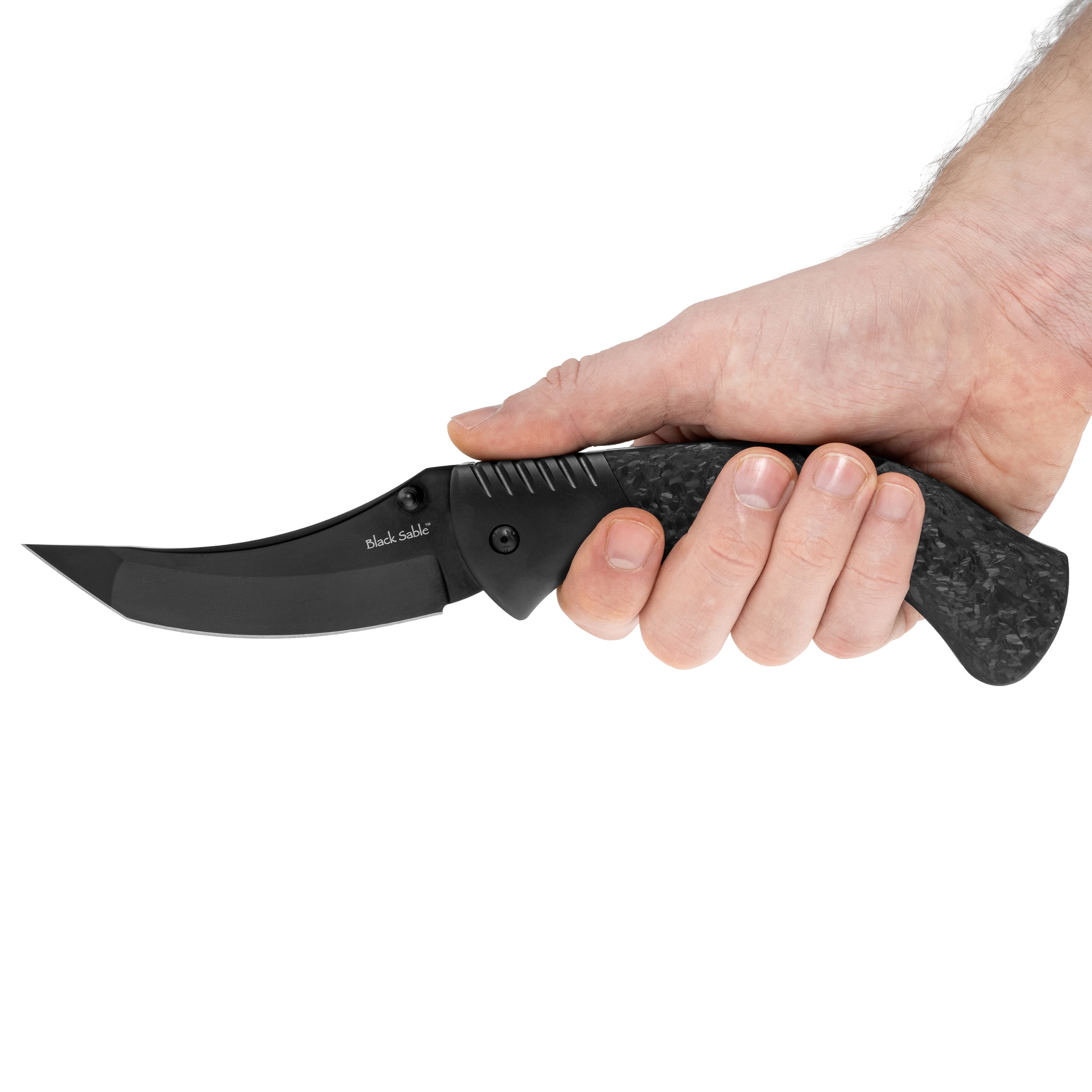 Nóż składany Cold Steel Black Sable CPM-XHP - Black