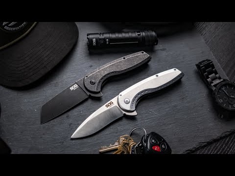 Складаний ніж SOG Aegis FLK 2.0 Drop-Point - Black Stonewash