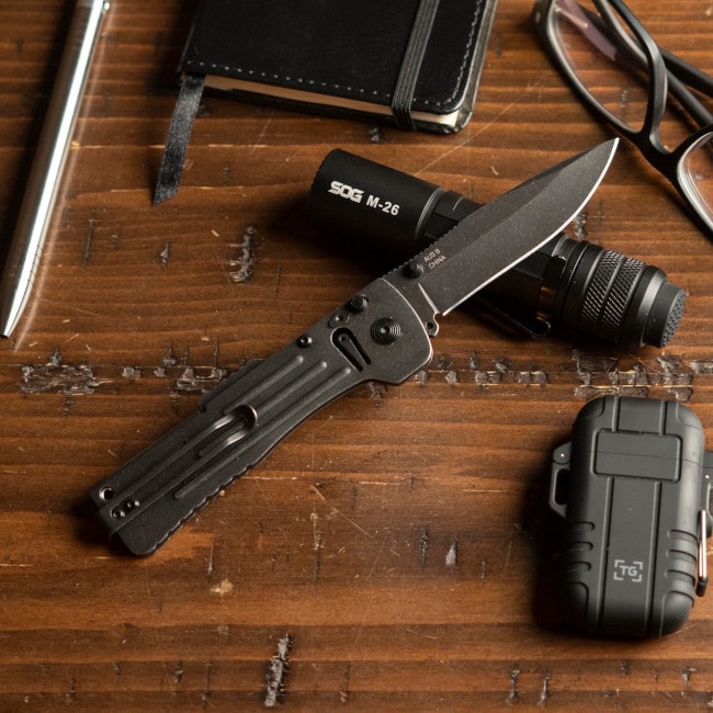 Nóż składany SOG SlimJim 2.0 - Black