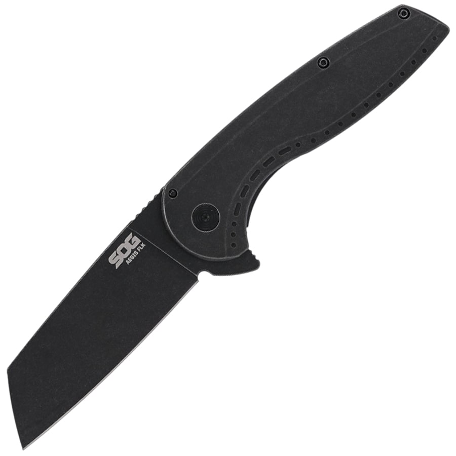 Nóż składany SOG Aegis FLK 2.0 Wharncliffe - Black Stonewash