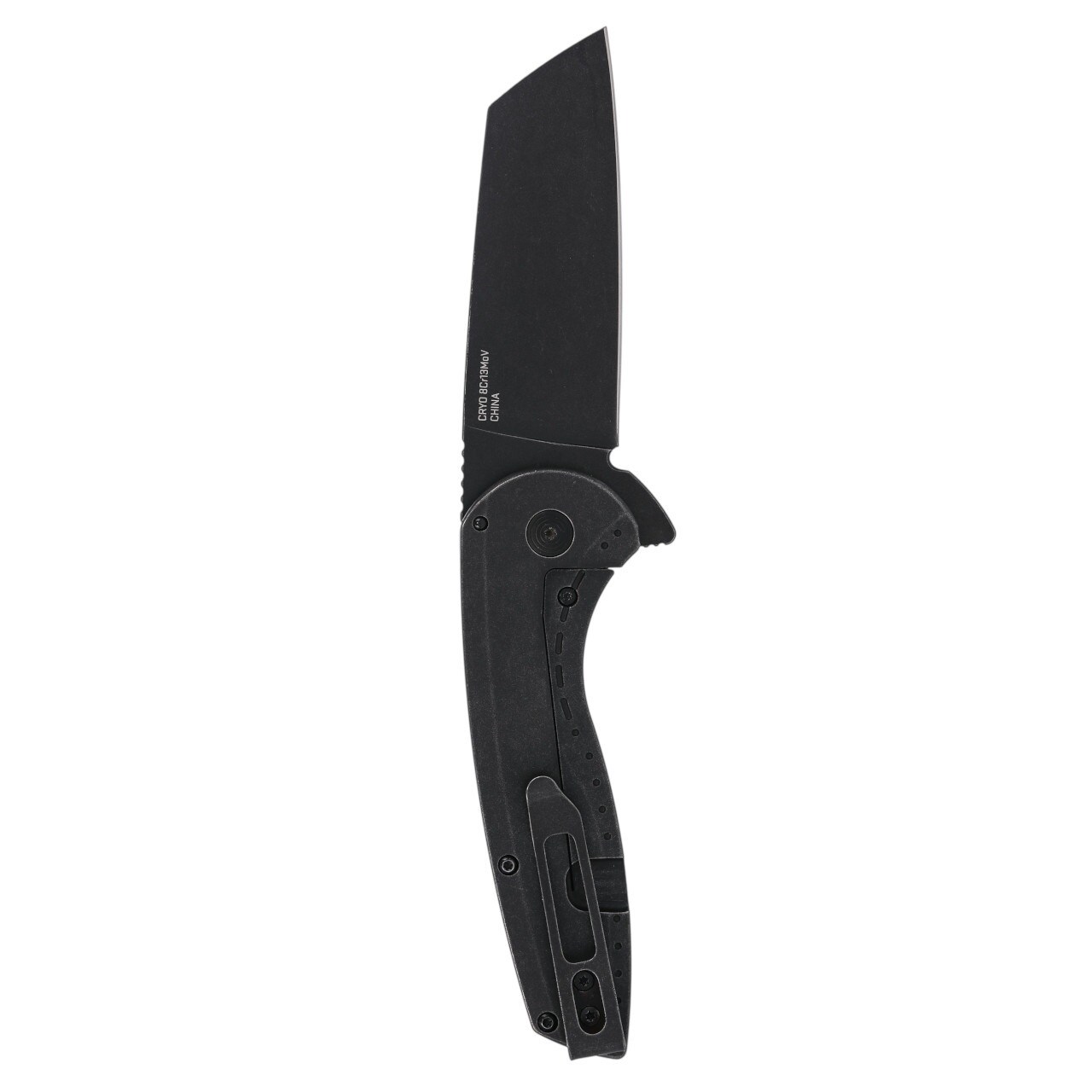 SOG Aegis FLK 2.0 Wharncliffe Folding Knife - Black Stonewash