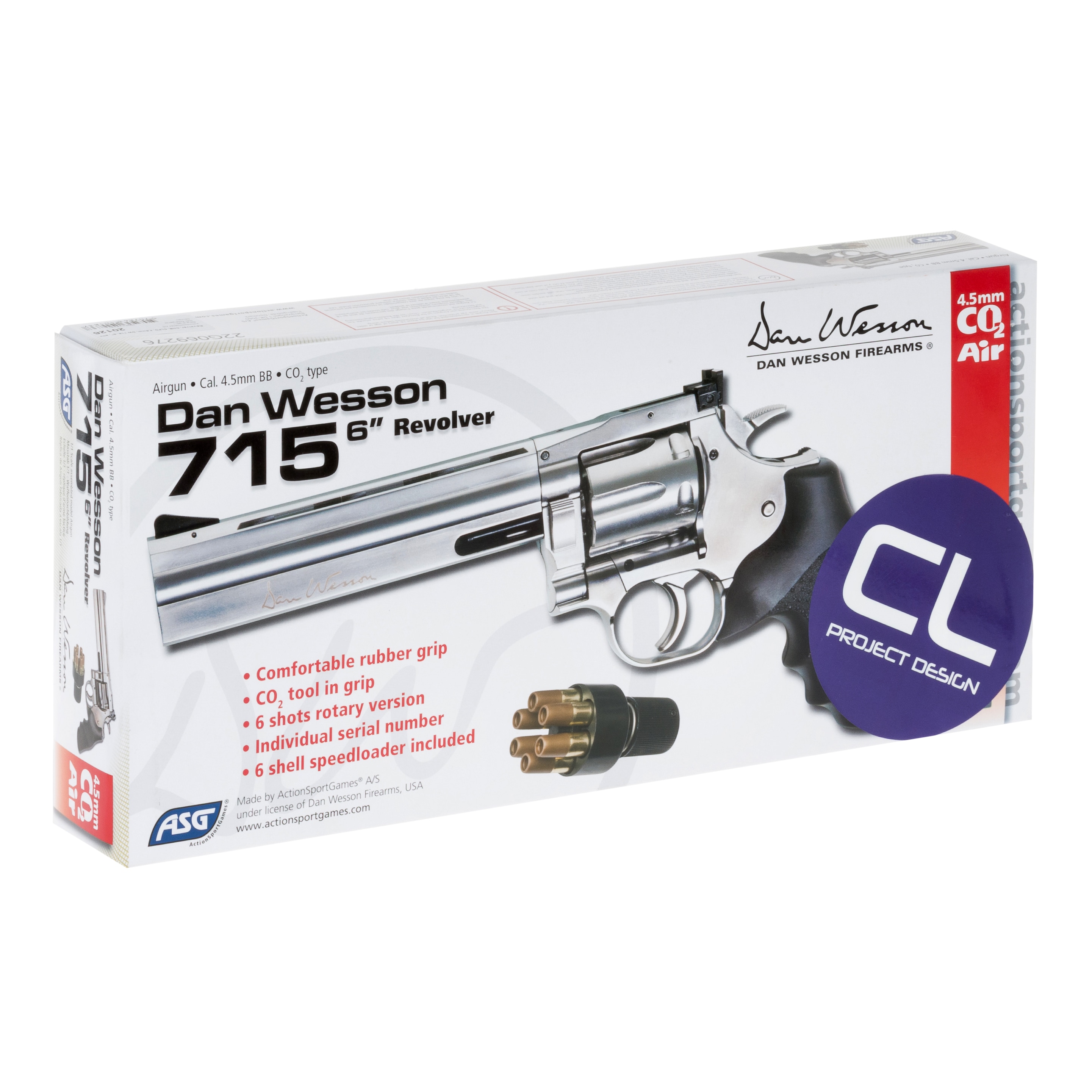 Wiatrówka - rewolwer Dan Wesson 715 CLPD 6