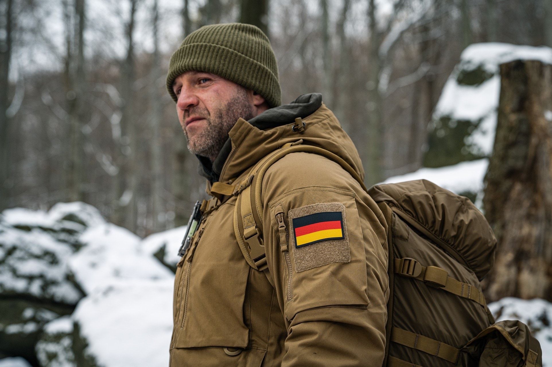 Naszywka Clawgear Flaga Niemiec 76 x 50 mm