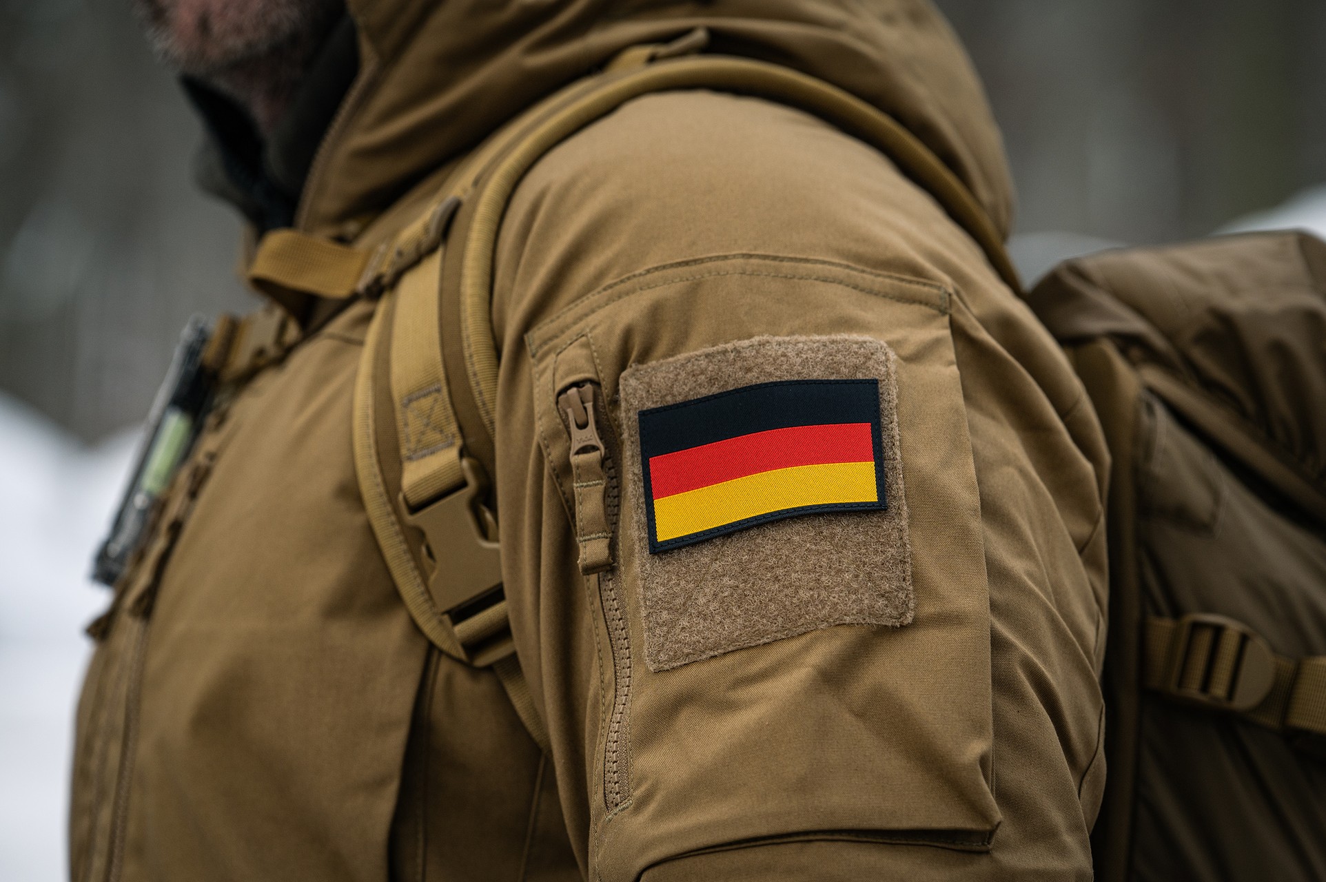 Naszywka Clawgear Flaga Niemiec 76 x 50 mm