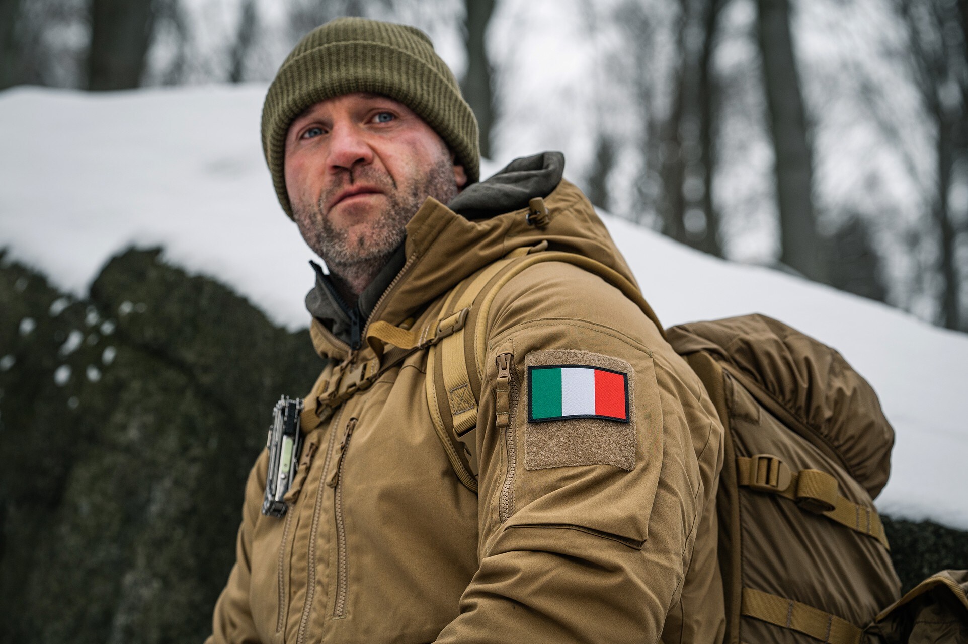 Naszywka Clawgear Flaga Włoch 76 x 50 mm