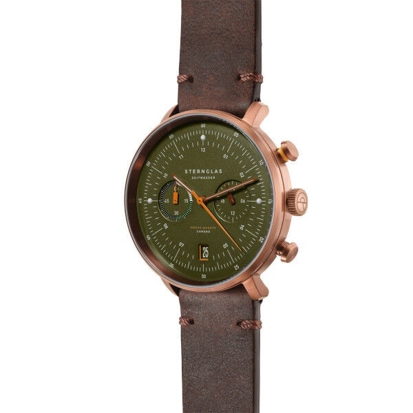 Zegarek Sternglas Hamburg Chrono - Dark Green