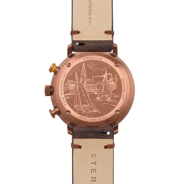 Zegarek Sternglas Hamburg Chrono - Dark Green