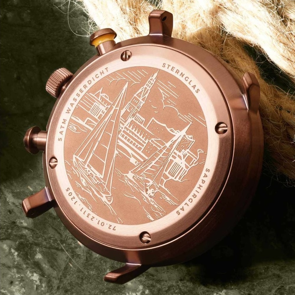 Zegarek Sternglas Hamburg Chrono - Dark Green