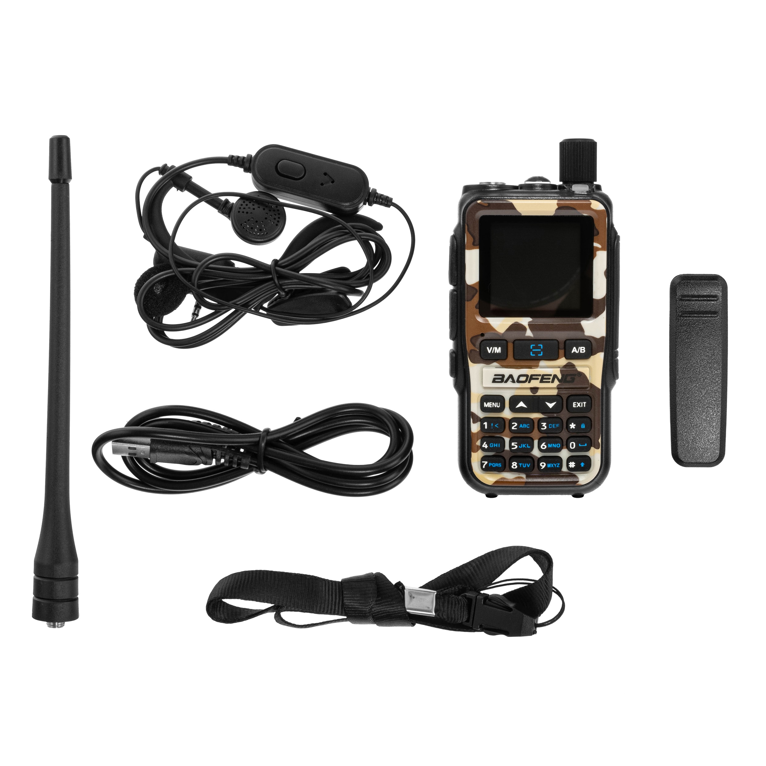Radiotelefon Baofeng UV-5R EU Mini 1600 mAh - Camo