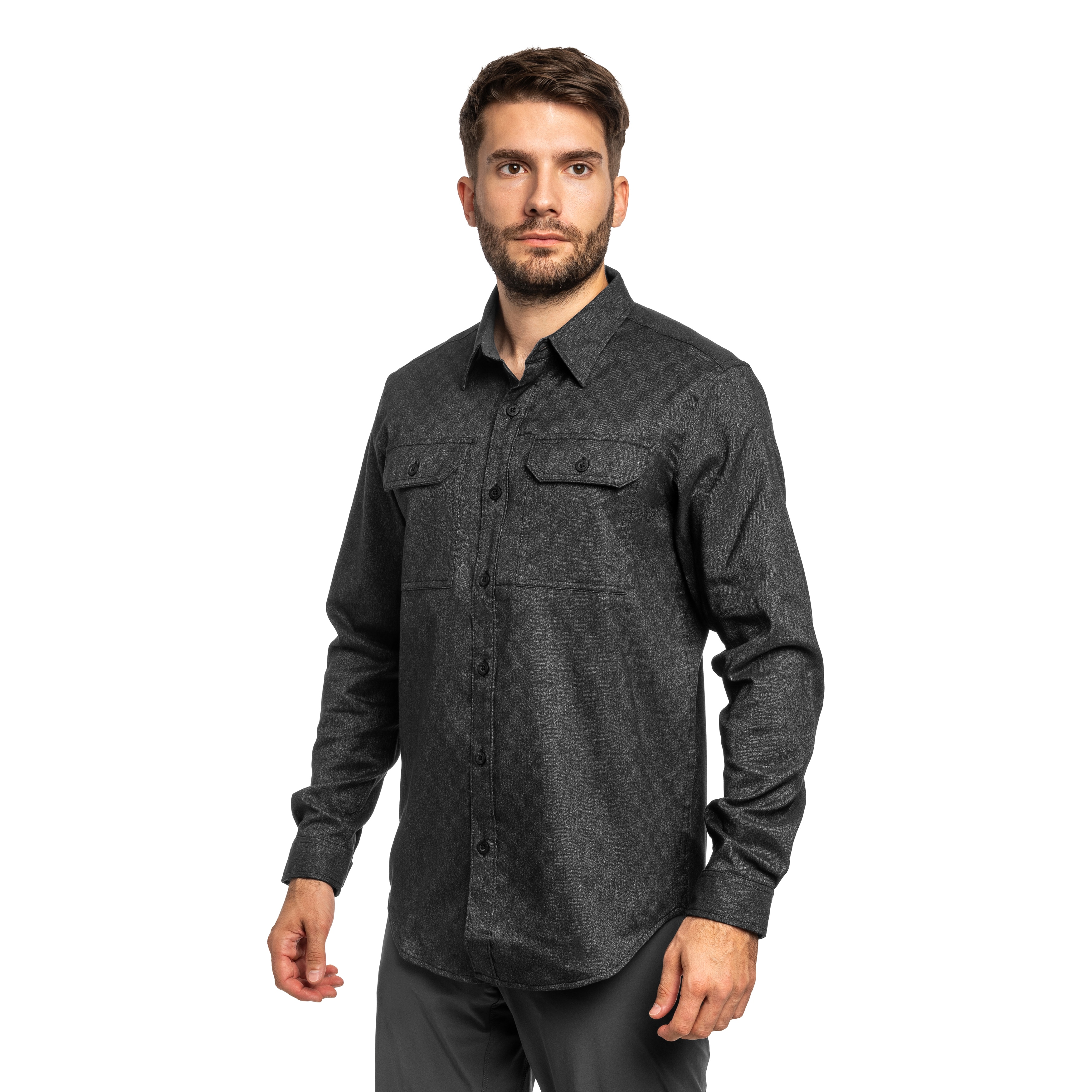 Koszula Helikon-Tex Greyman Polyester/Nylon - Old Black Denim