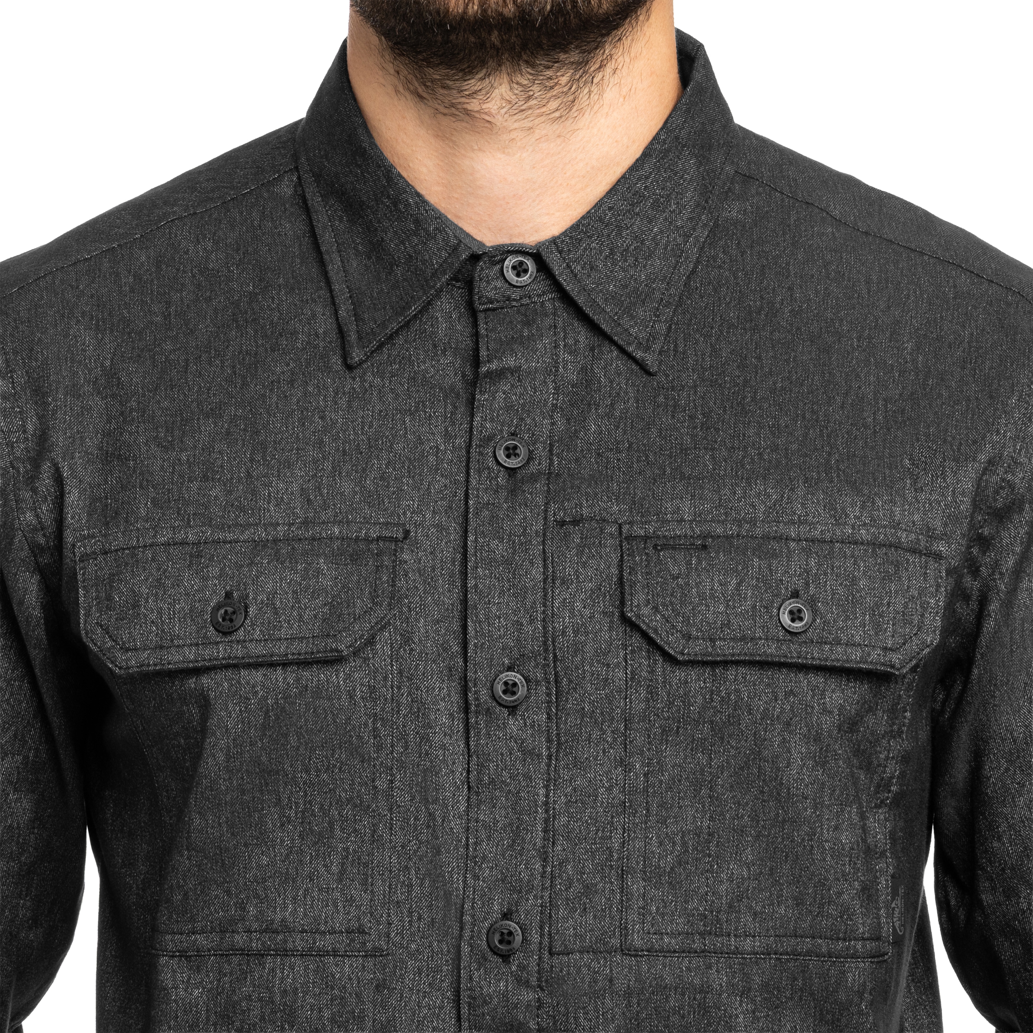 Koszula Helikon-Tex Greyman Polyester/Nylon - Old Black Denim
