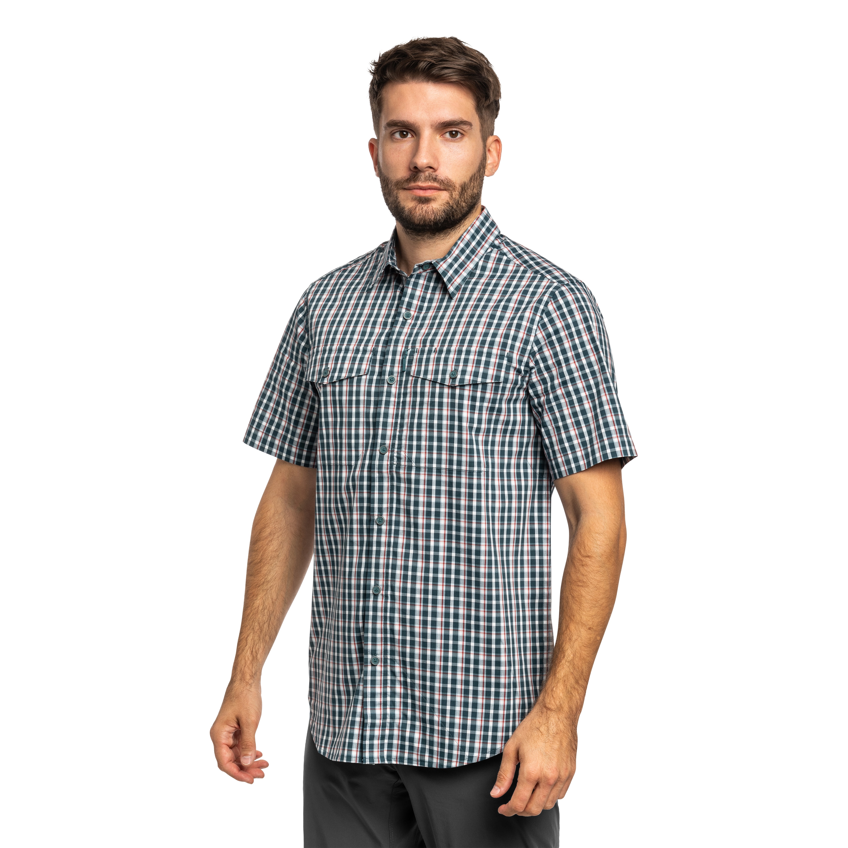 Koszula Helikon-Tex Covert Concealed Carry Short Sleeve - Rustic Cloth Plaid