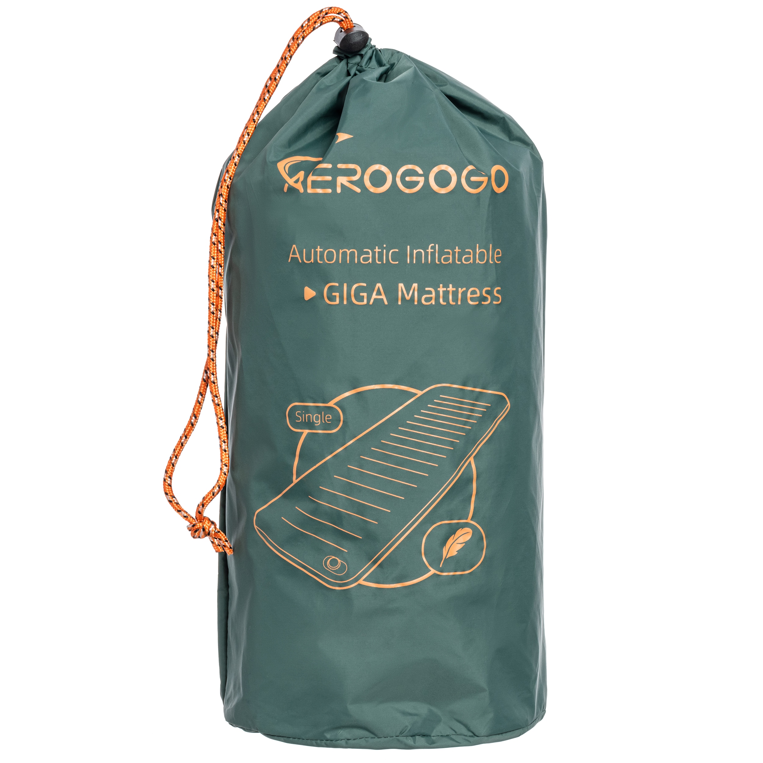 Materac jednoosobowy Aerogogo GM2-01 - Green