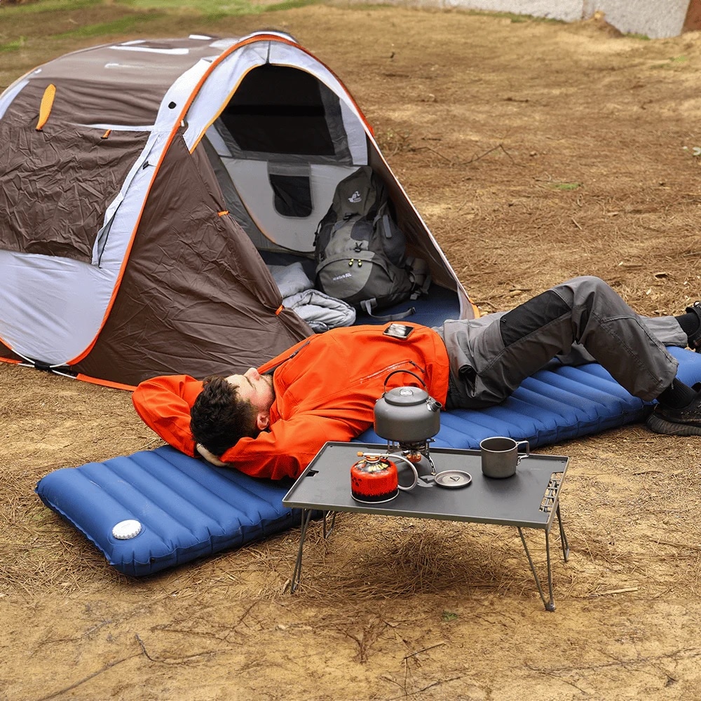 Materac jednoosobowy Aerogogo Aeromattress GM4-01 - Twilight Blend Blue