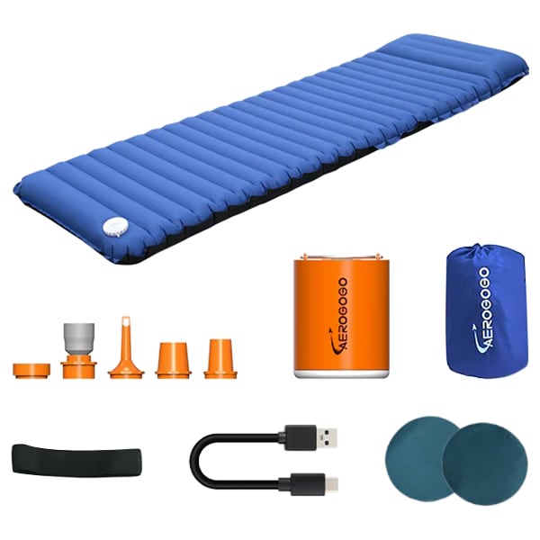 Materac jednoosobowy Aerogogo Aeromattress GM4-01 - Twilight Blend Blue