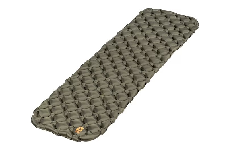 Łóżko polowe składane Mil-Tec US Style + materac Badger Outdoor + poduszka - zestaw