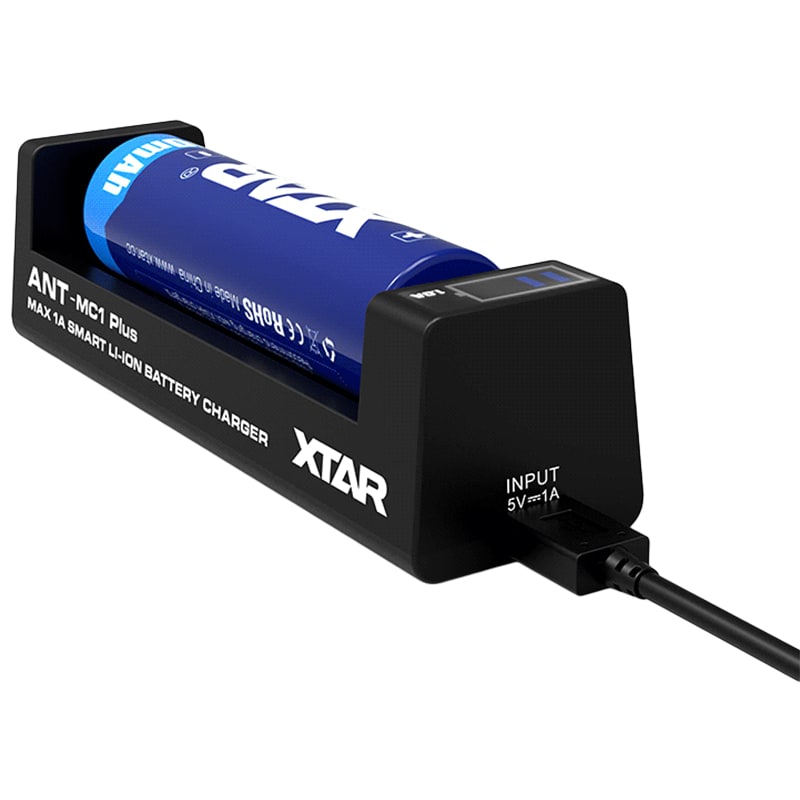 Ładowarka do akumulatorów XTar MC1+ USB-C - Black