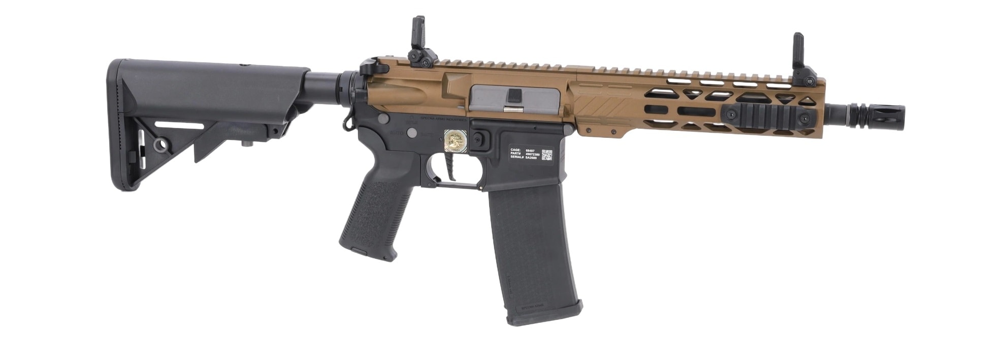 Karabinek szturmowy AEG Specna Arms RRA SA-E25 Edge HAL 2 ETU Gen. 2 - Chaos Bronze