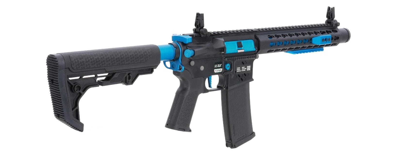 Karabinek szturmowy AEG Specna Arms SA-E40 Edge HAL 2 ETU Light Ops Stock Gen. 2 - Black/Blue