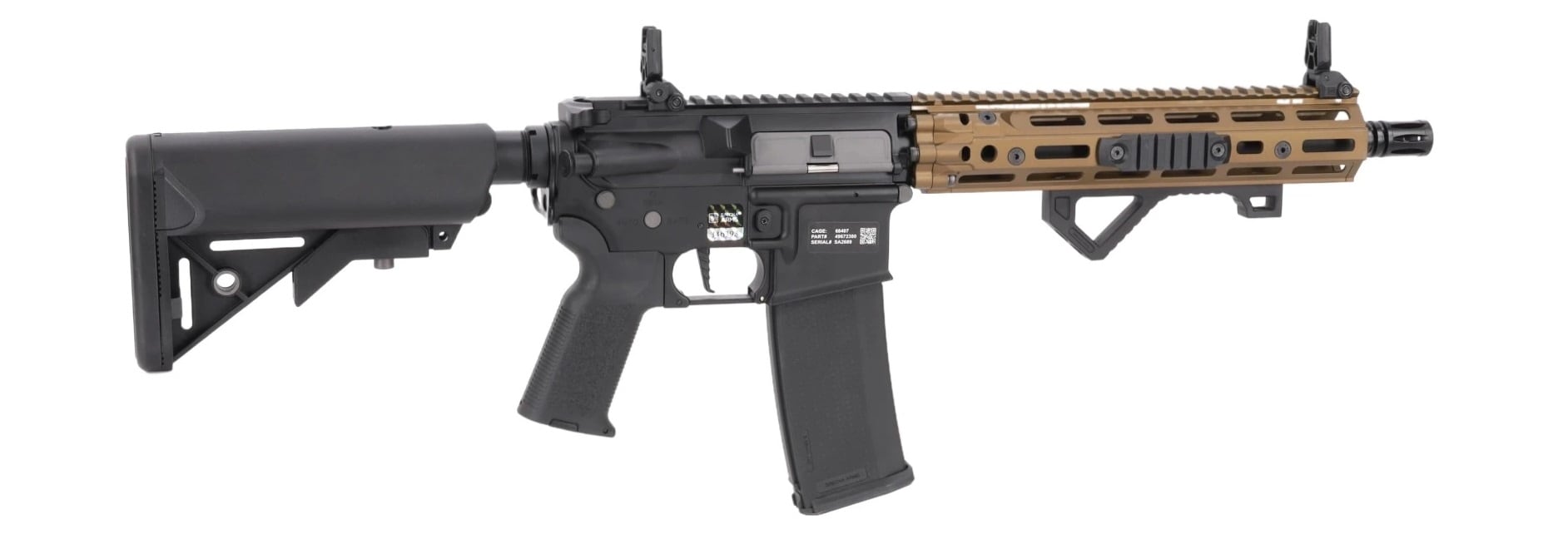 Karabinek szturmowy AEG Specna Arms Daniel Defense RIS III 10.5'' SA-E27 Edge HAL 2 ETU Gen. 2 - Chaos Bronze