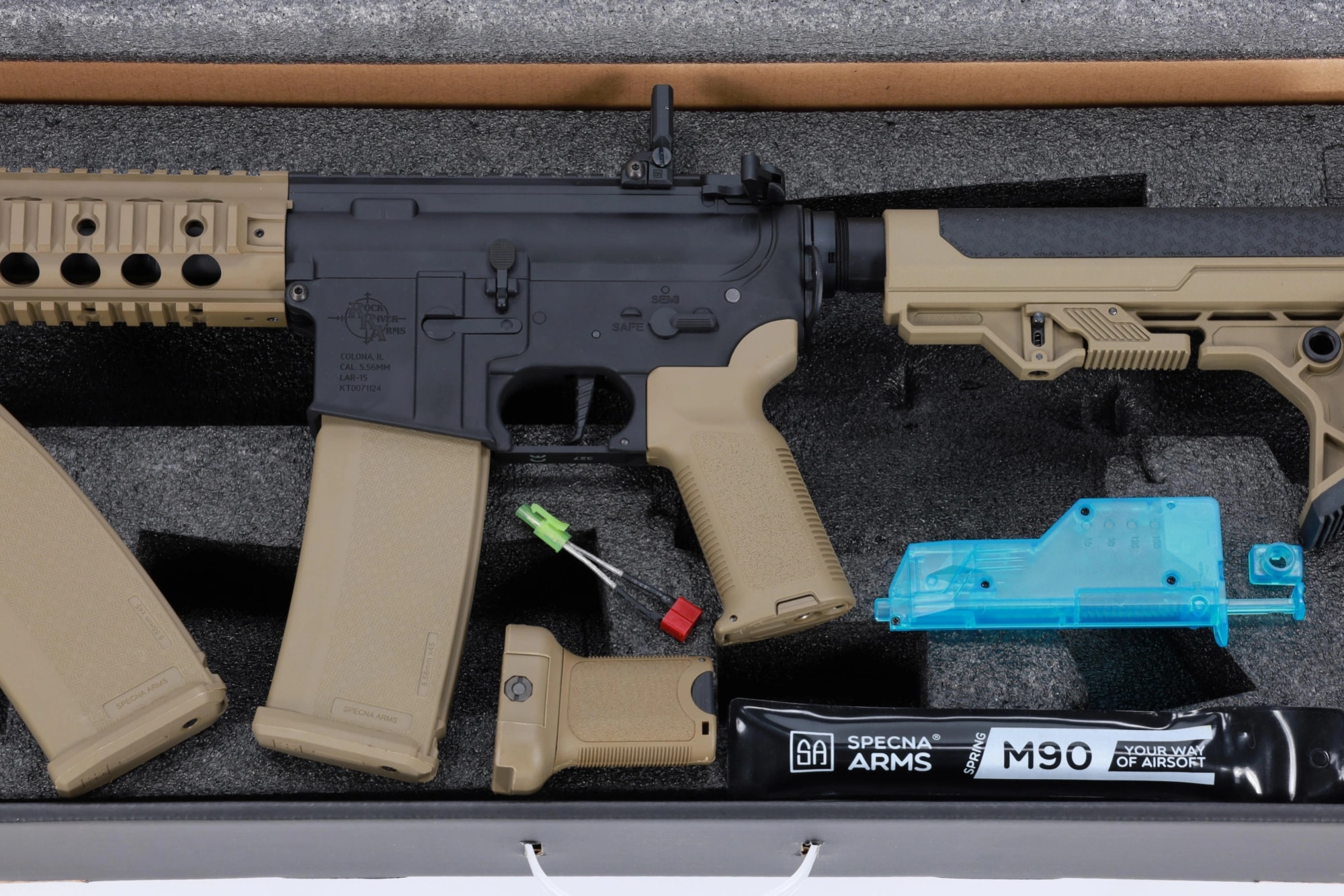 Штурмова гвинтівка AEG Specna Arms RRA SA-E05 Edge HAL 2 ETU Light Ops Stock Gen. 2 - Half-Tan