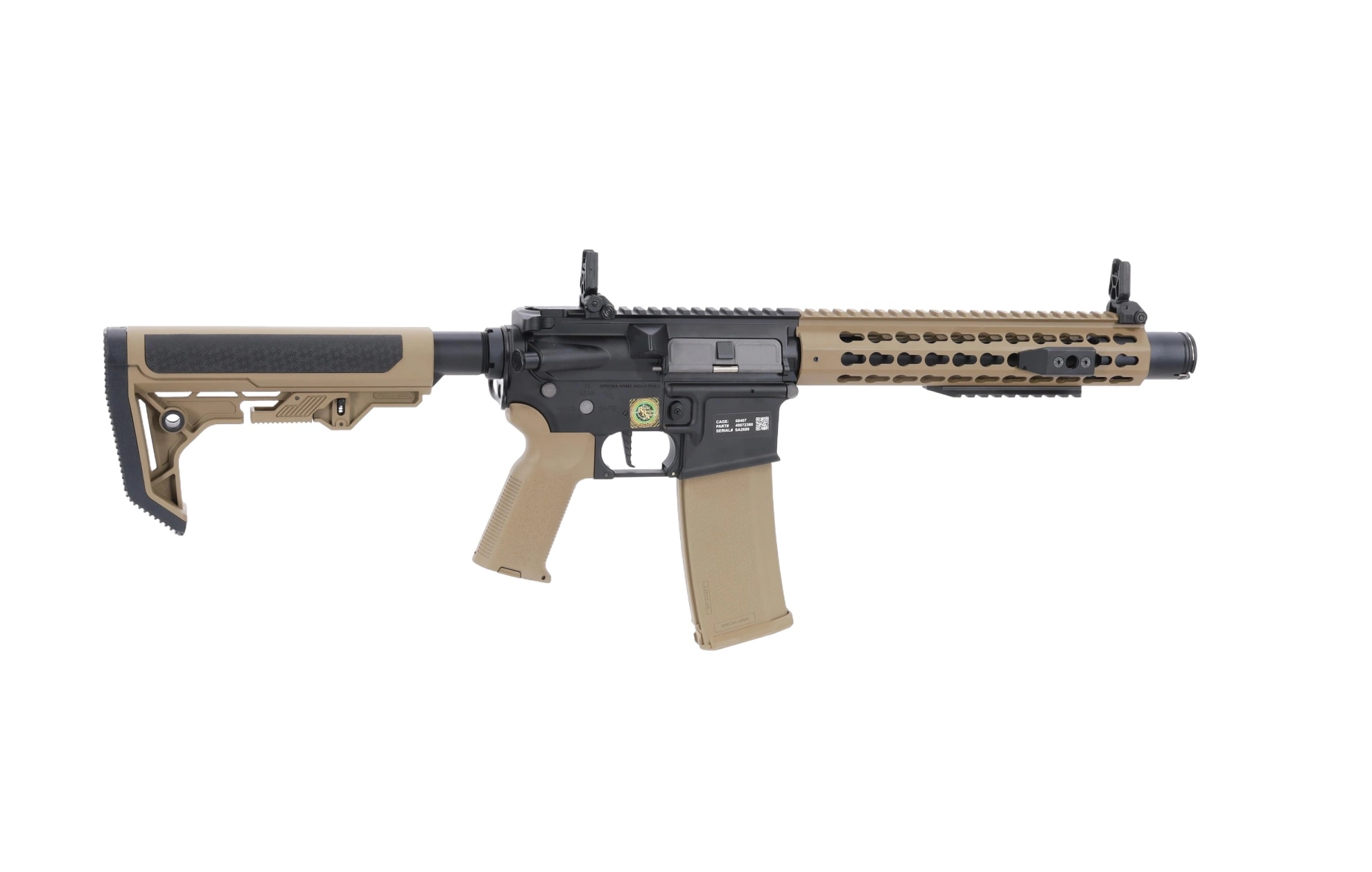 Штурмова гвинтівка AEG Specna Arms RRA SA-E07 Edge HAL 2 ETU Light Ops Stock Gen. 2 - Half-Tan