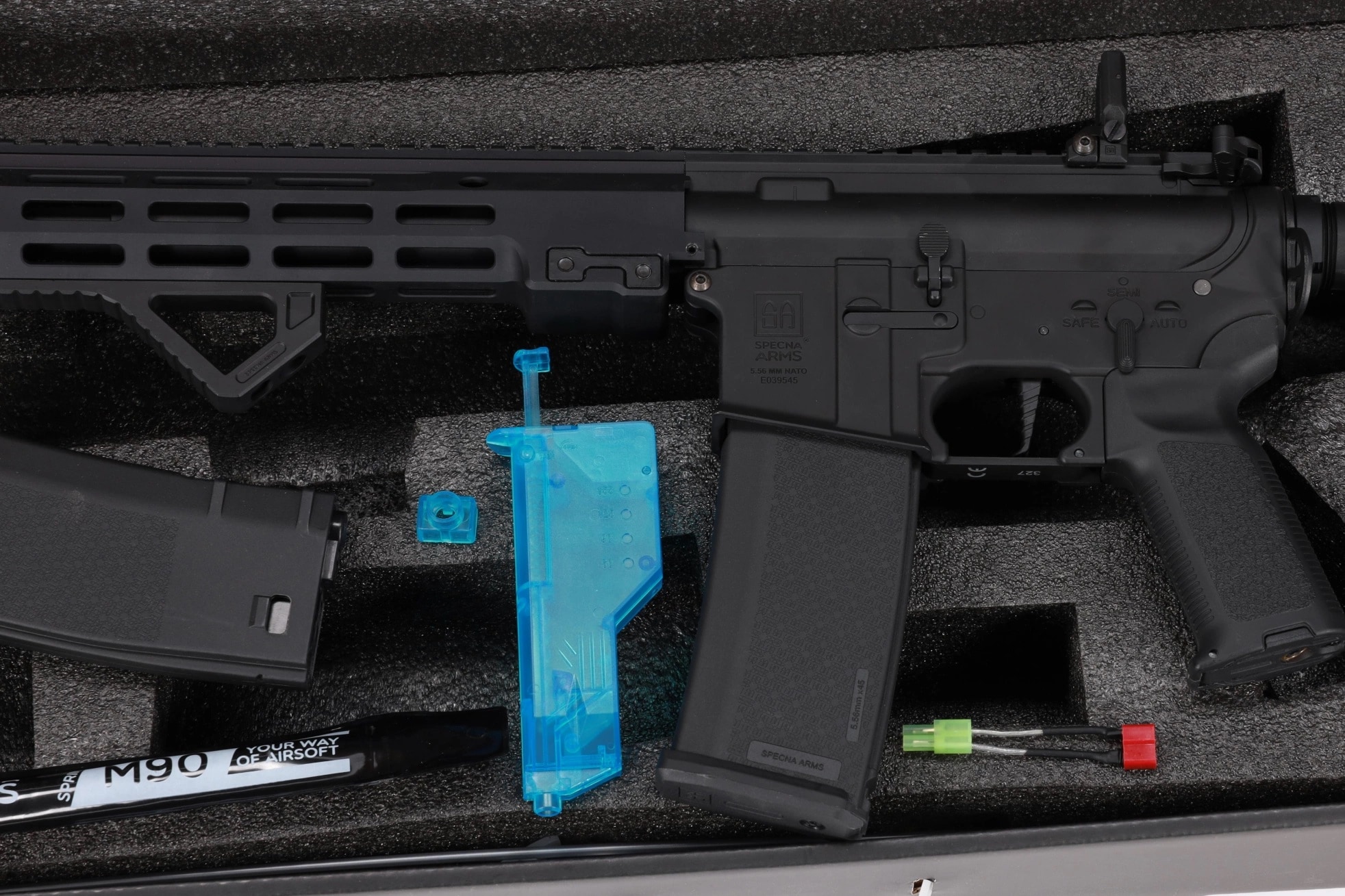 Karabinek szturmowy AEG Specna Arms SA-E22 Edge HAL2 ETU Gen. 2 - Black