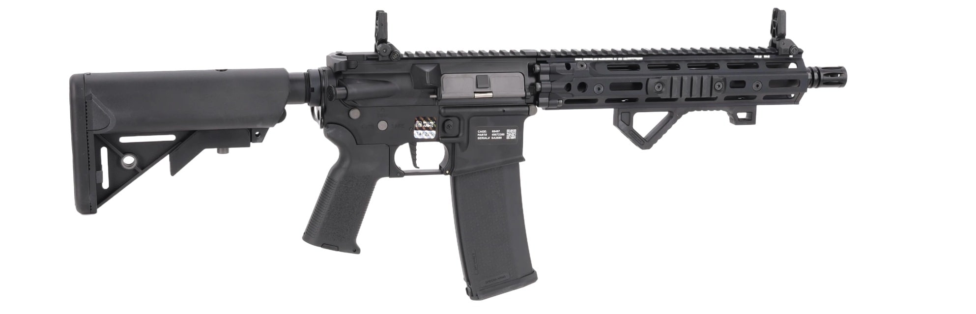 Karabinek szturmowy AEG Specna Arms Daniel Defense RIS III 10.5'' SA-E27 Edge HAL 2 ETU Gen. 2 - Black