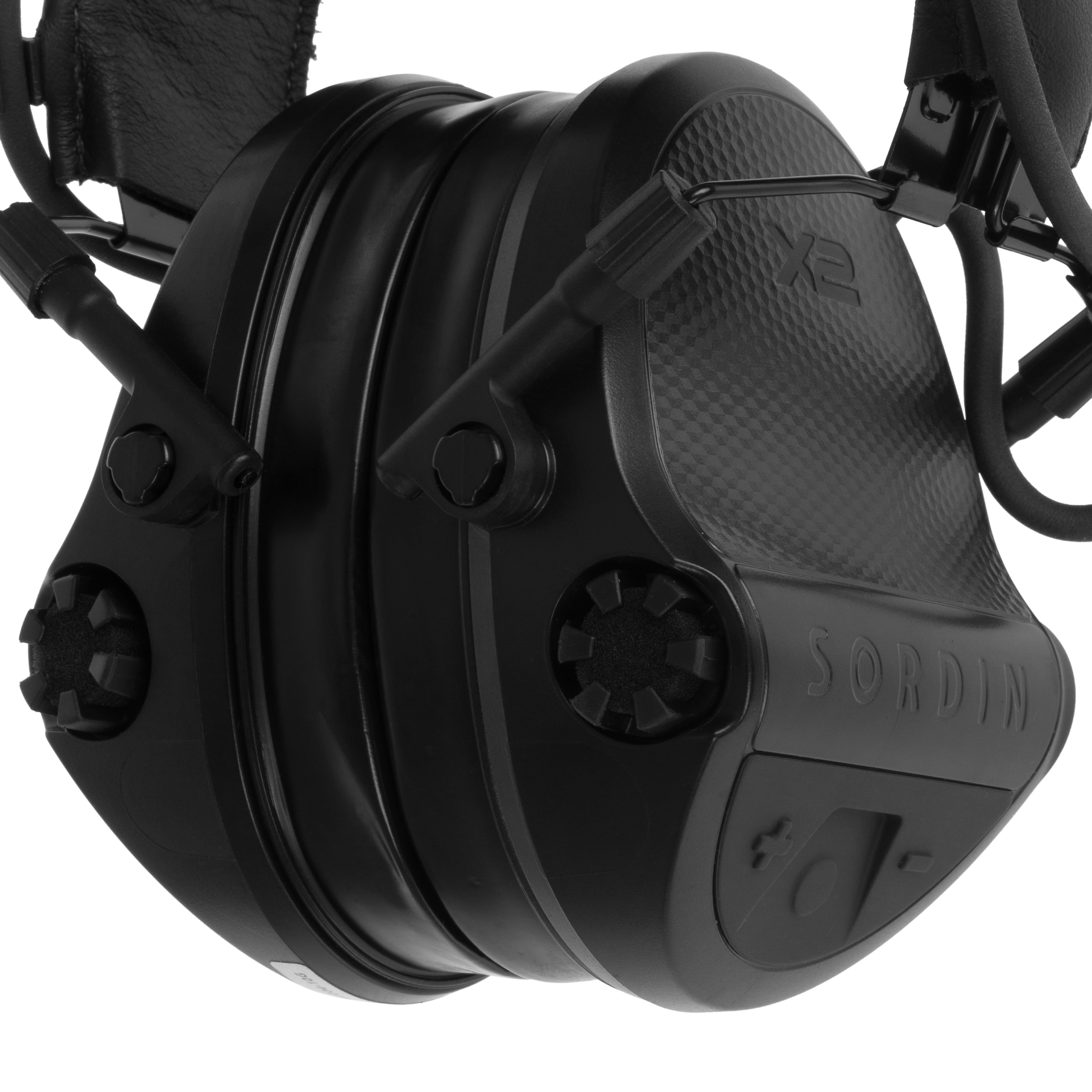 Ochronniki słuchu aktywne Sordin Supreme X2 Gel Headband - Black