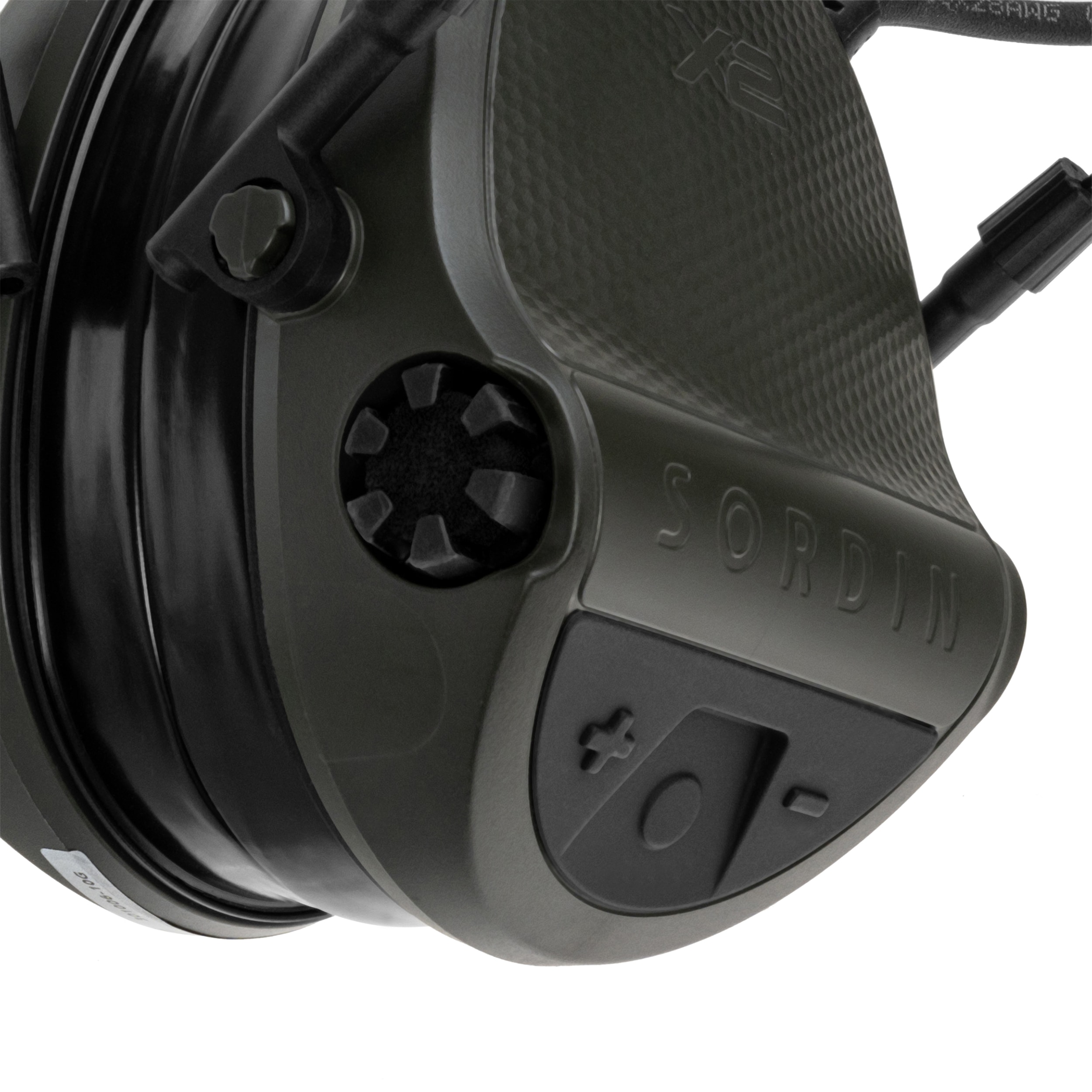 Ochronniki słuchu aktywne Sordin Supreme X2 Gel Headband - Green