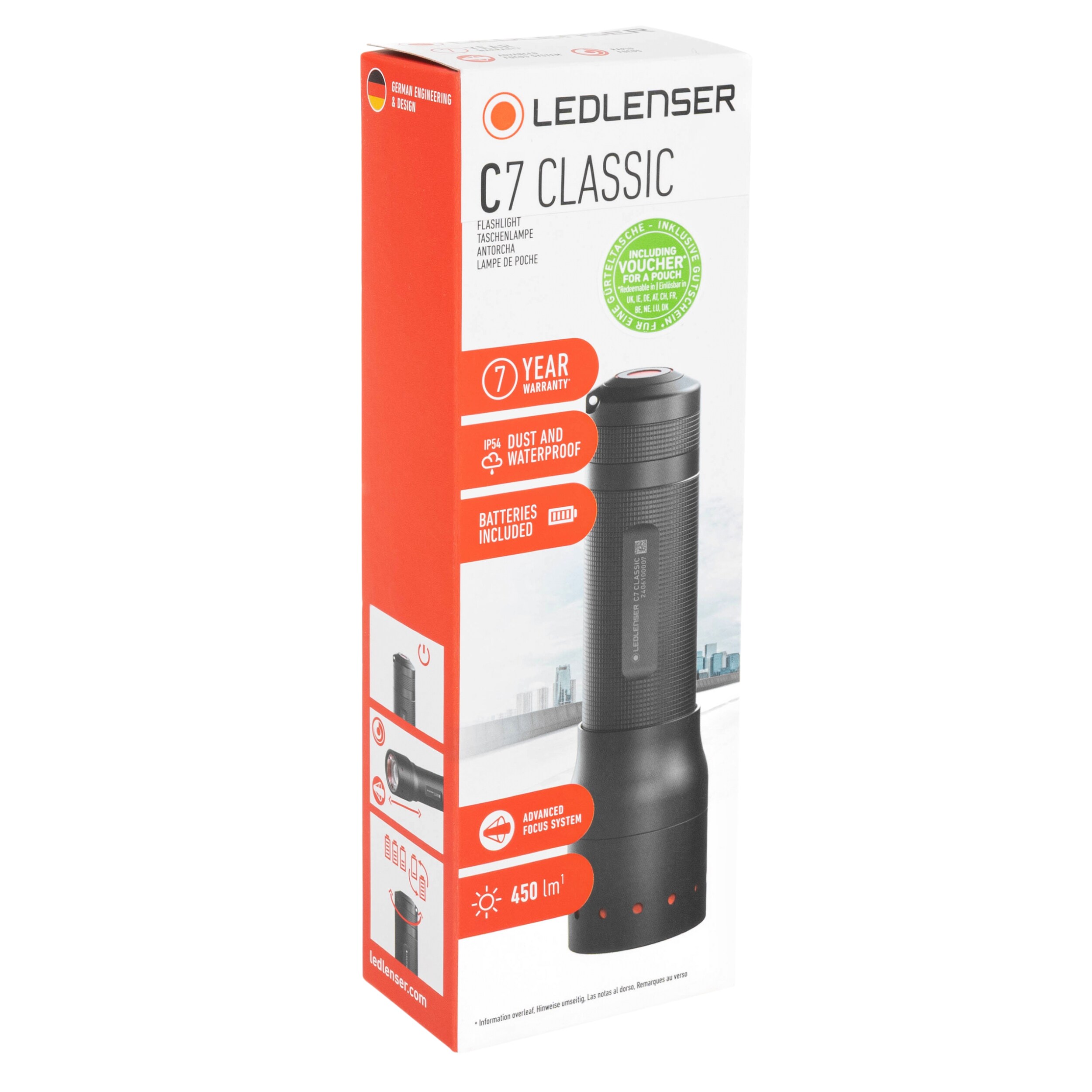 Latarka Ledlenser C7 Classic - 450 lumenów