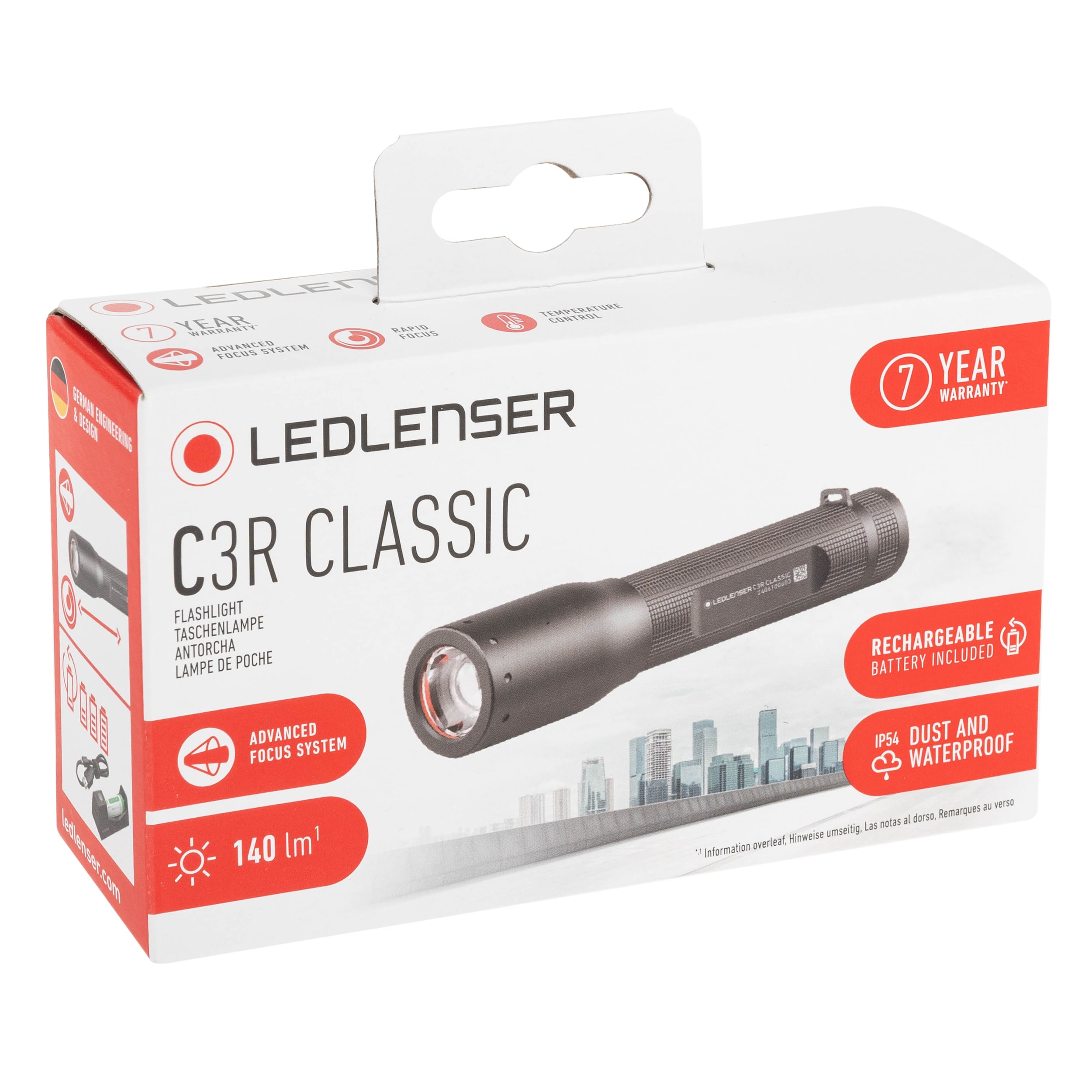 Latarka Ledlenser C3R Classic - 140 lumenów