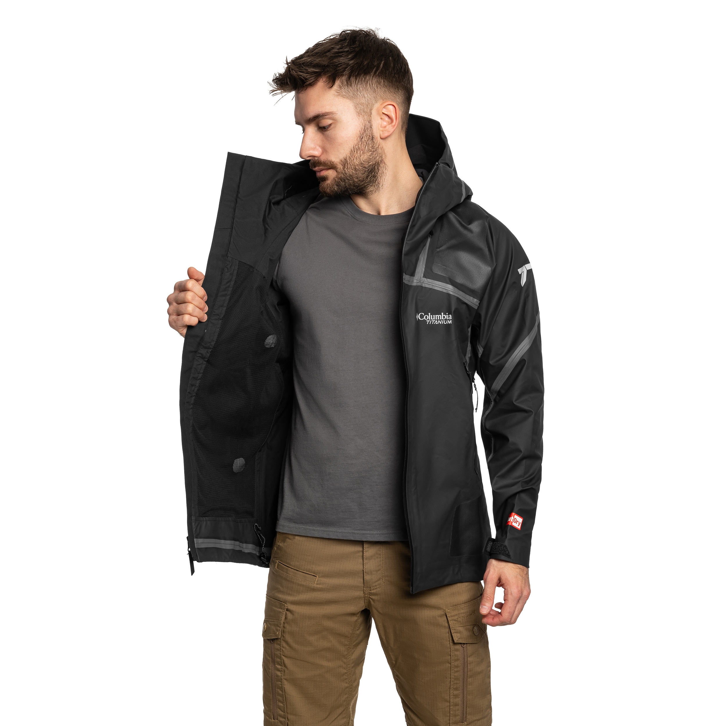 Куртка Columbia Whistler Peak Shell Titanium - Black