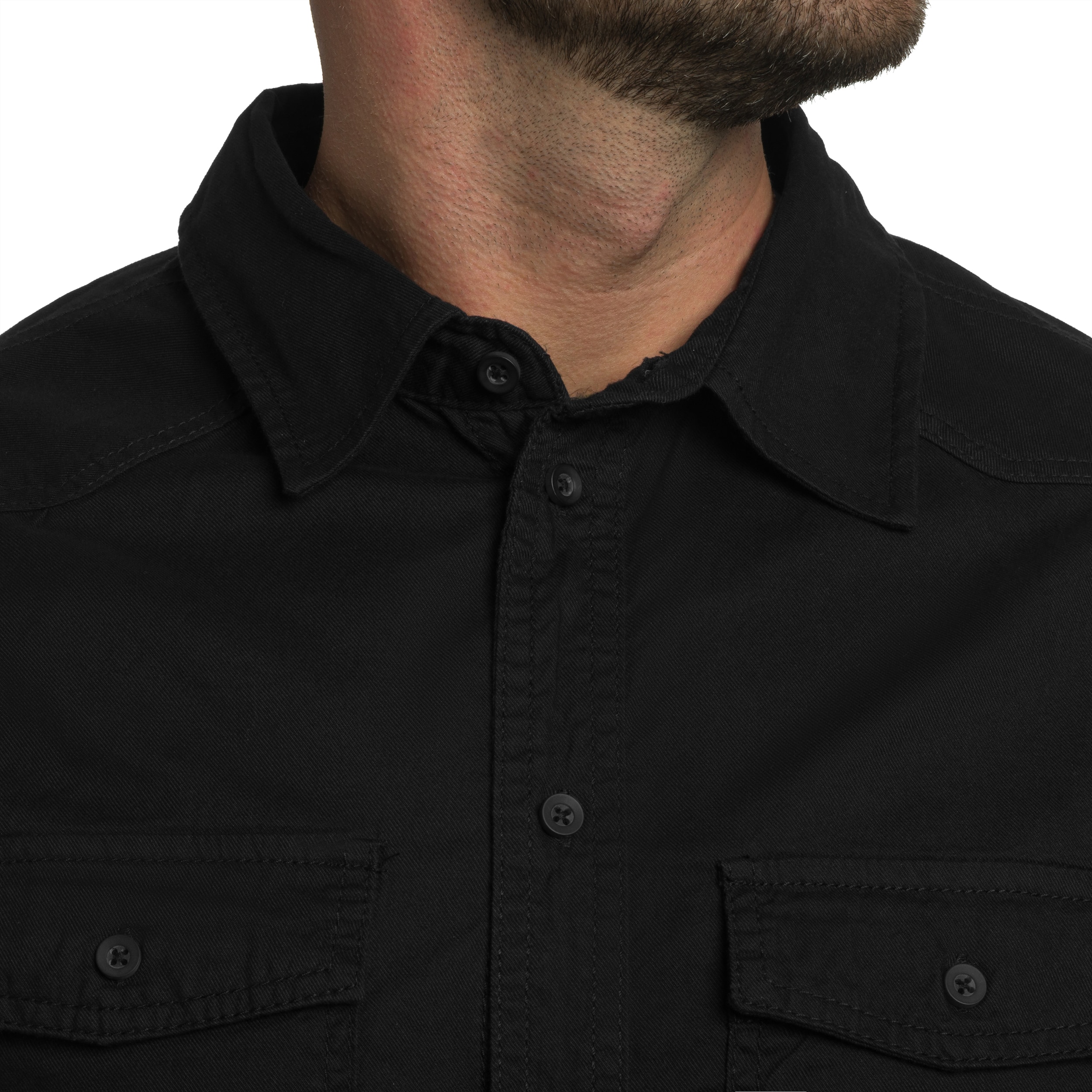 Koszula Brandit Flannel Shirt Long Sleeve - Black
