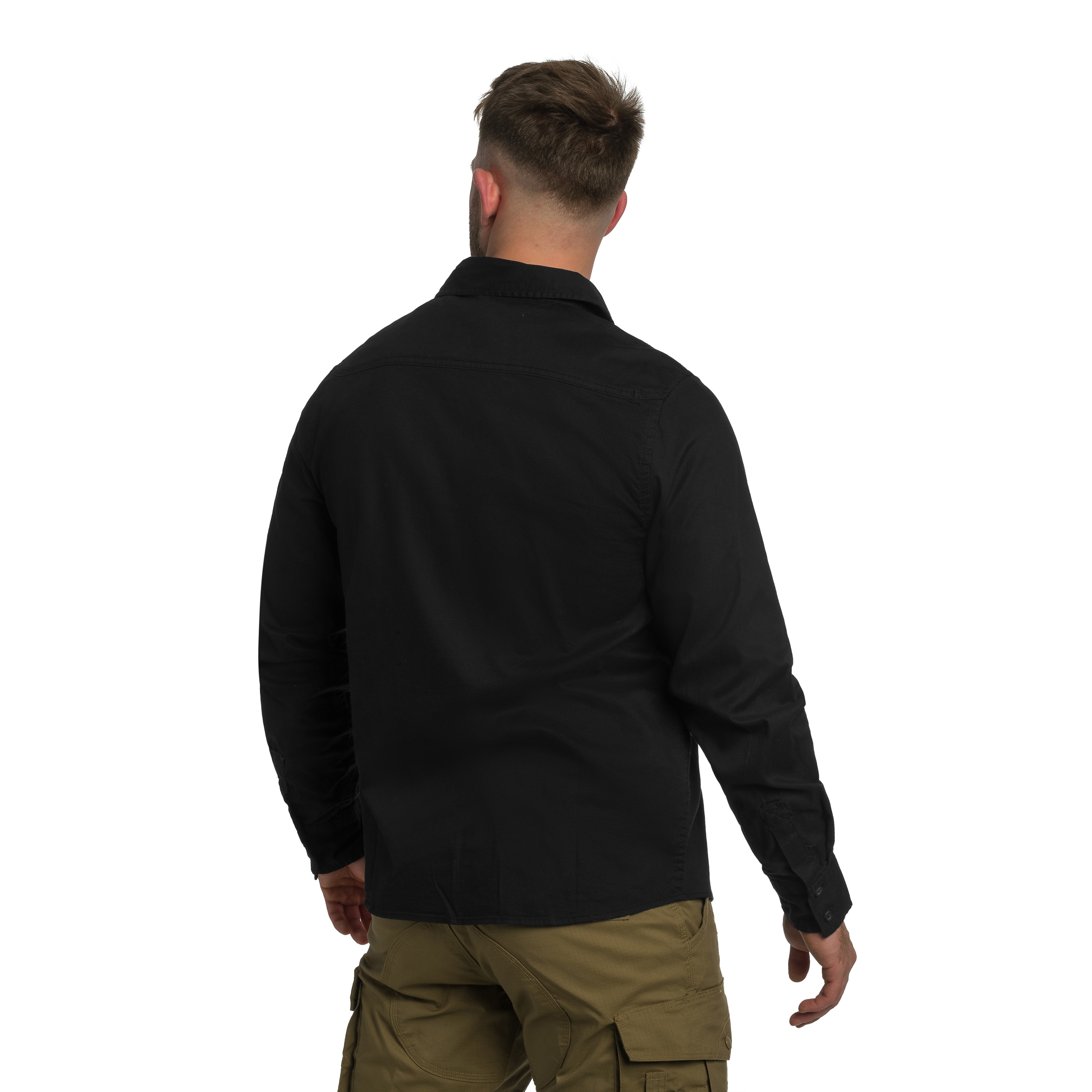 Koszula Brandit Flannel Shirt Long Sleeve - Black