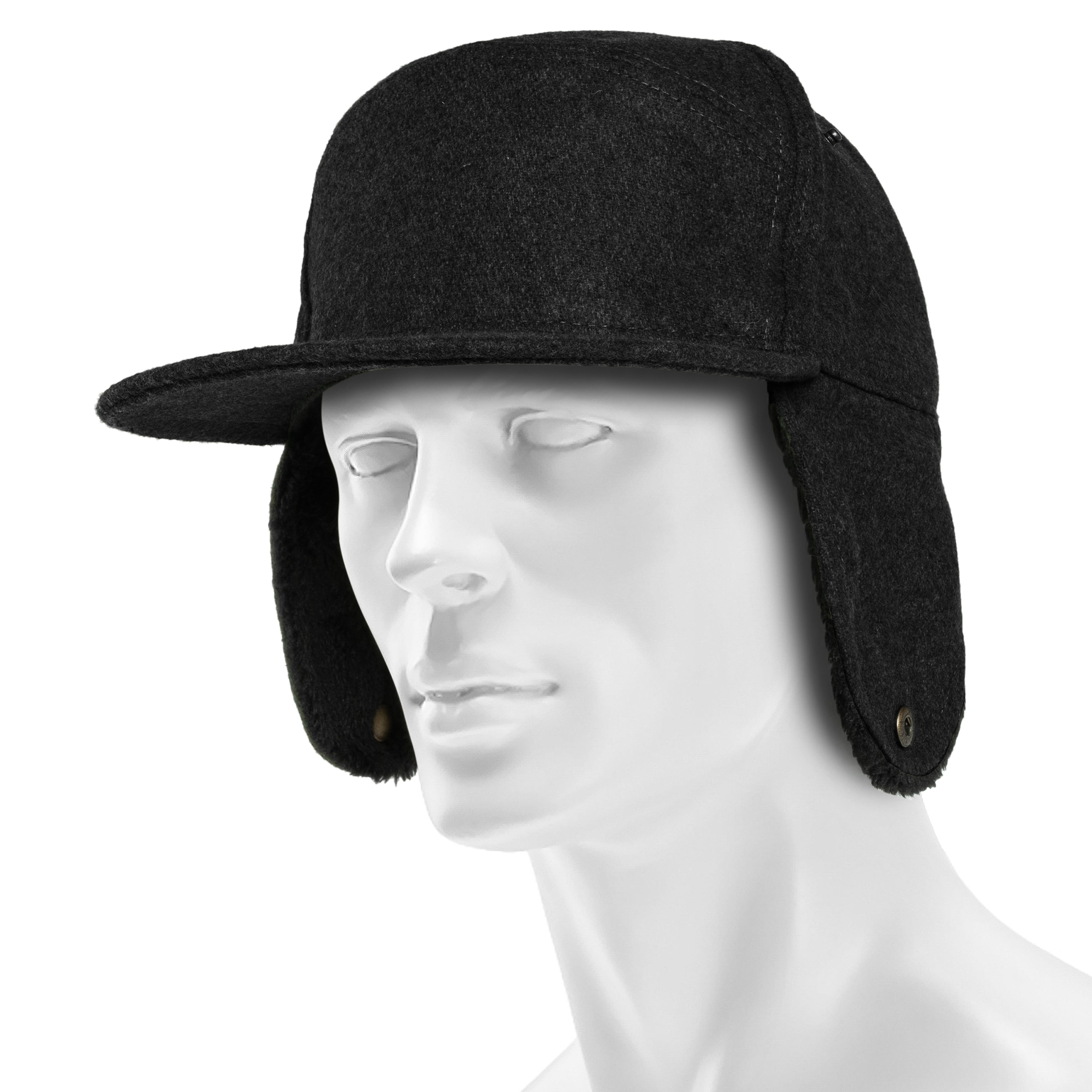 Бейсболка Brandit Lumberjack Winter Cap - Black