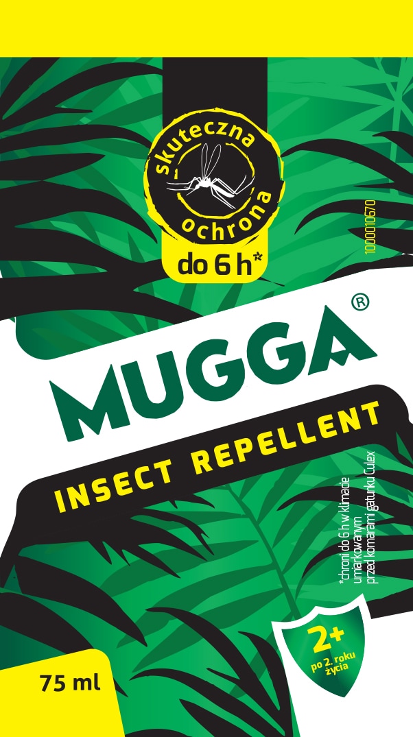 Repelent na owady Mugga spray 9,5% DEET 75 ml - 2 szt.