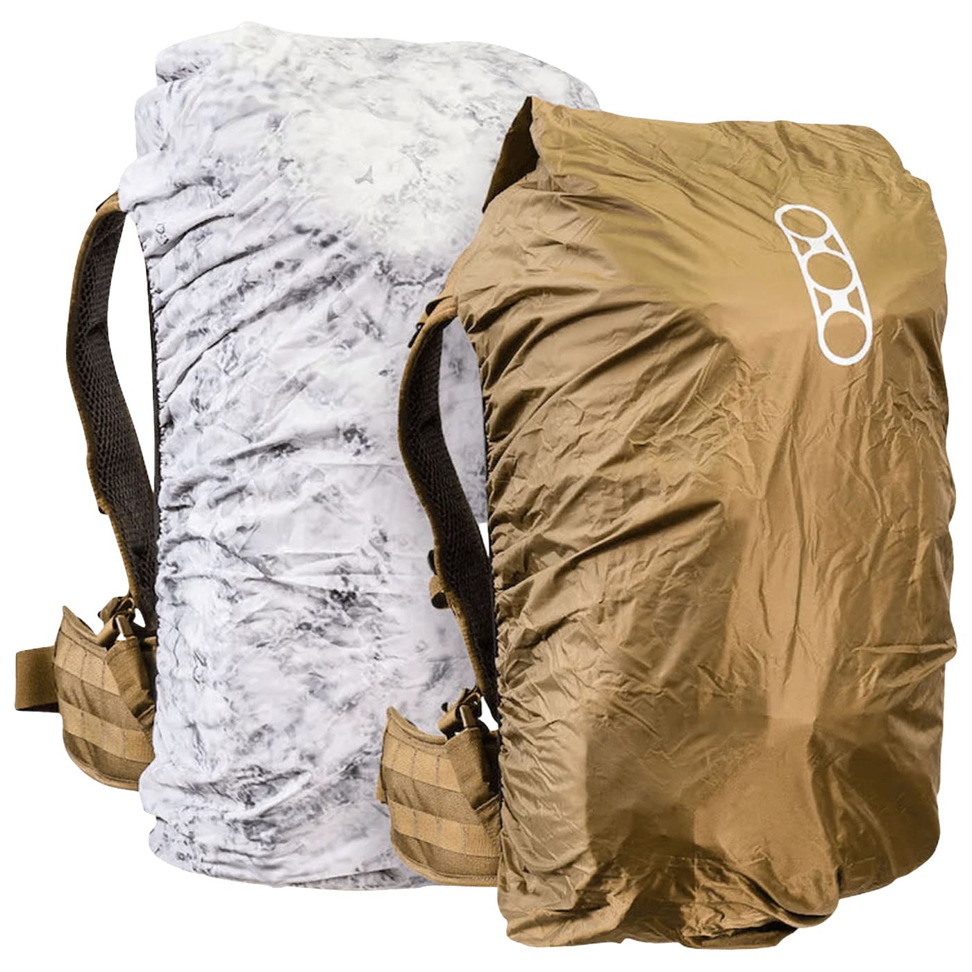 Двосторонній чохол на рюкзак Eberlestock Small Reversible Rain Cover - Snow Camo/Coyote