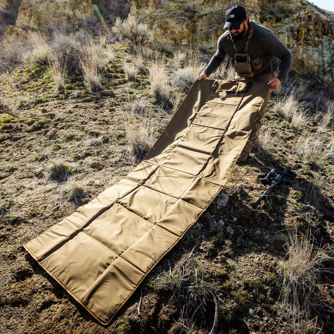 Mata strzelecka Eberlestock Dirt Nap Shooting Mat - Coyote