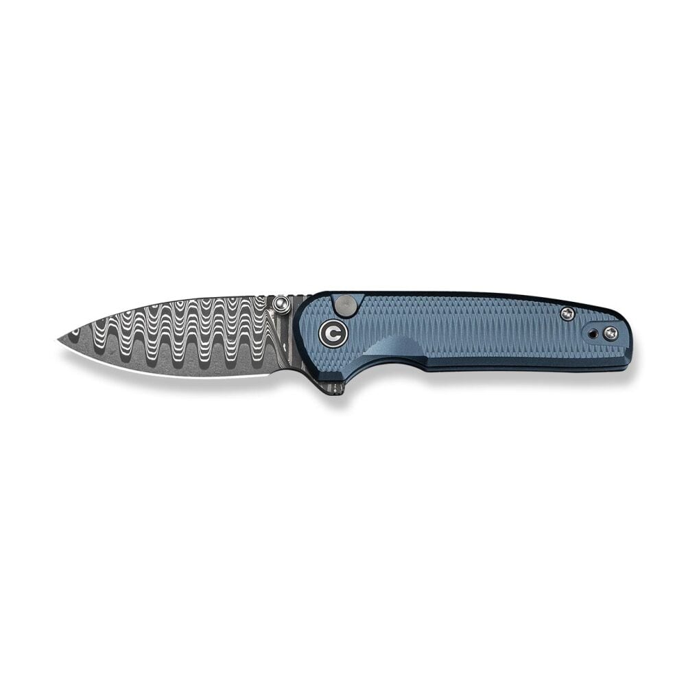 Складаний ніж Civivi Mini Shakan Damascus Aluminium - Blue