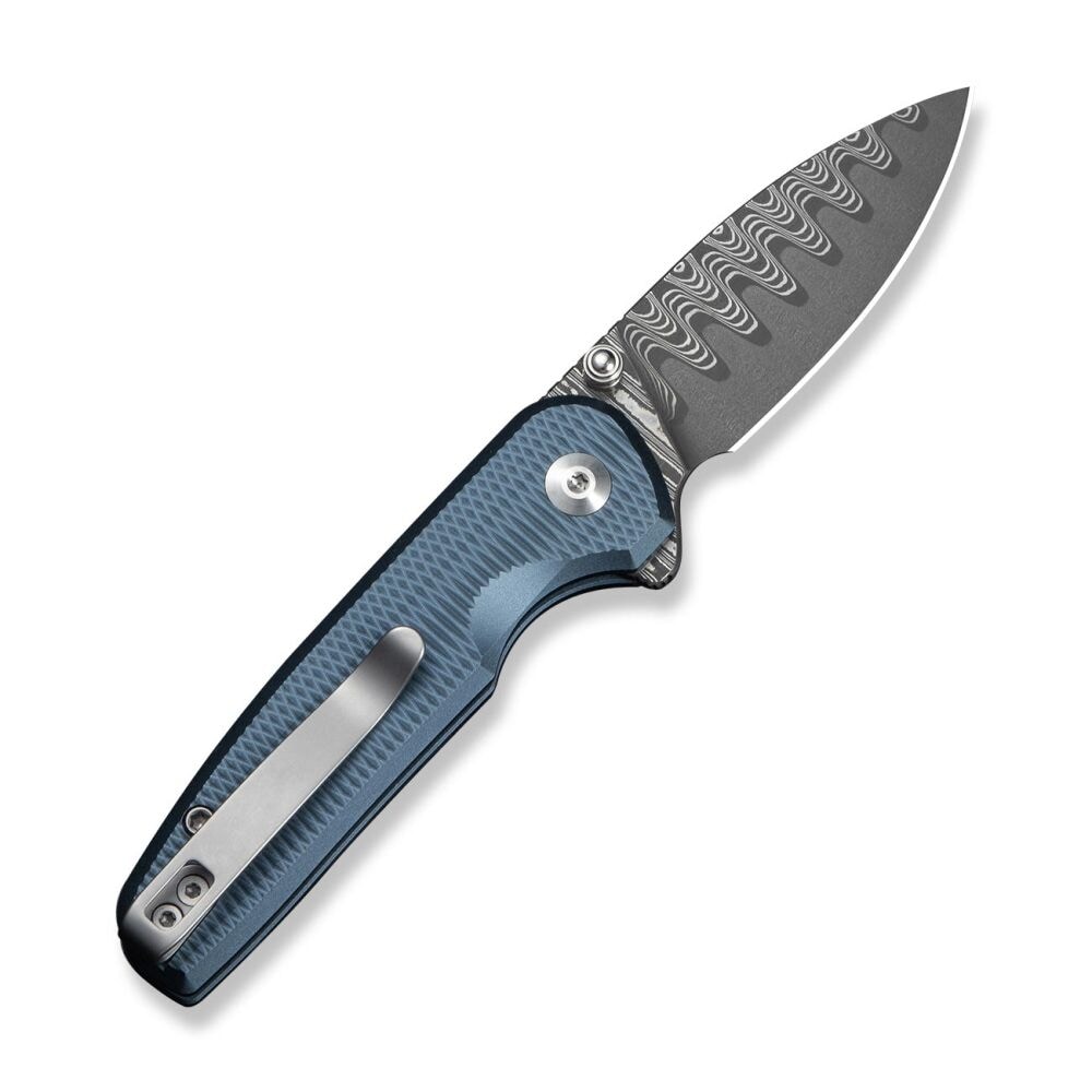 Складаний ніж Civivi Mini Shakan Damascus Aluminium - Blue