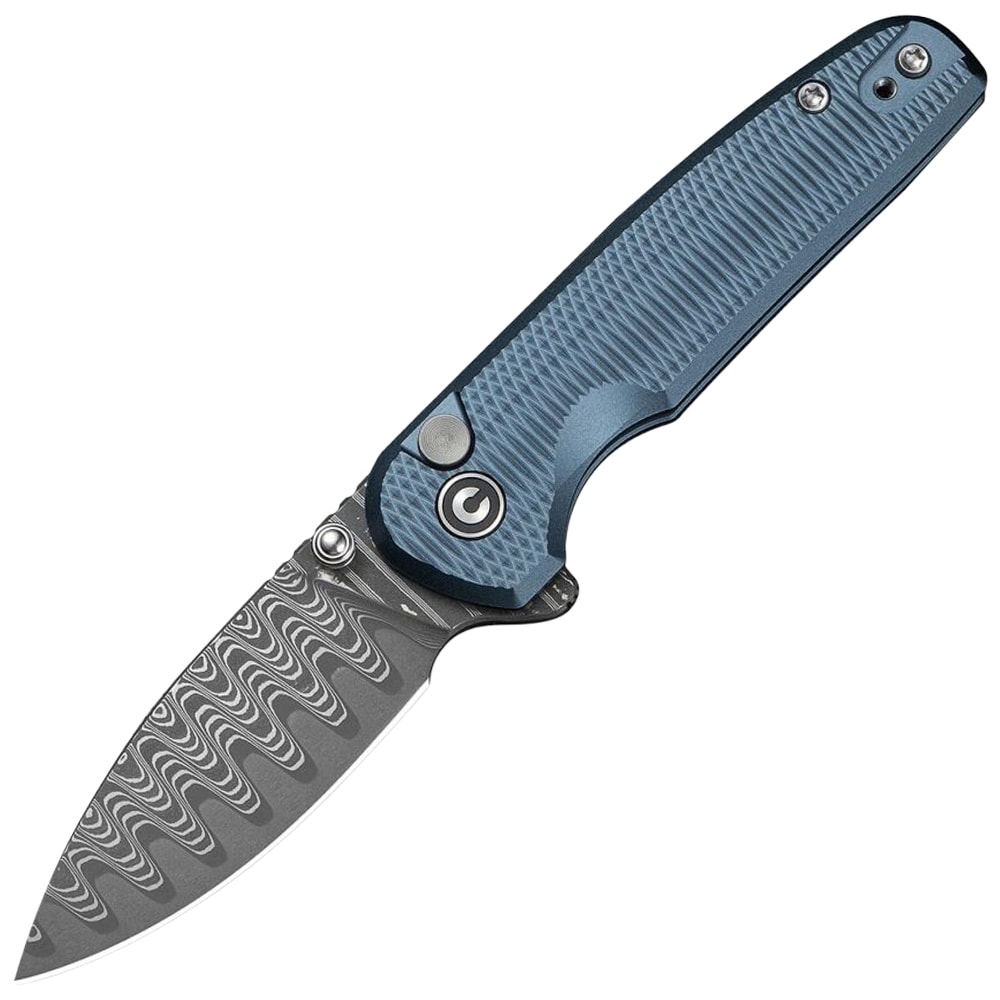 Складаний ніж Civivi Mini Shakan Damascus Aluminium - Blue