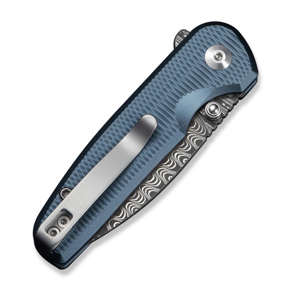 Складаний ніж Civivi Mini Shakan Damascus Aluminium - Blue