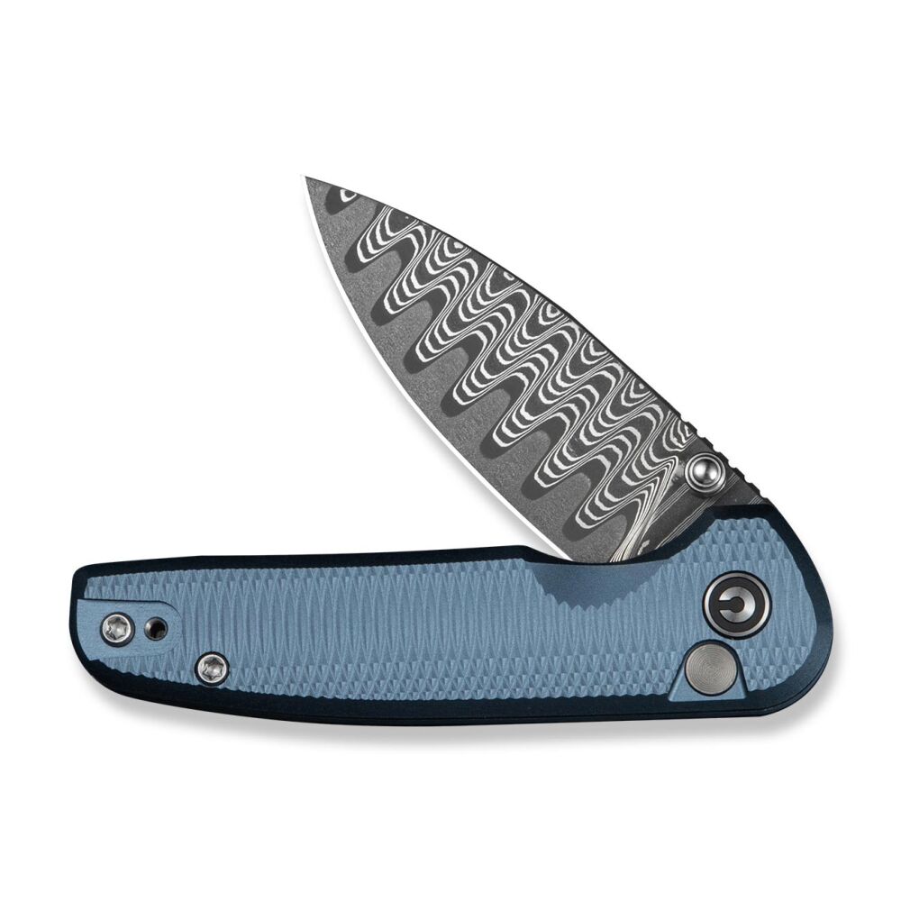 Складаний ніж Civivi Mini Shakan Damascus Aluminium - Blue