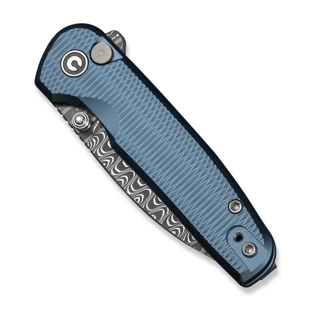Складаний ніж Civivi Mini Shakan Damascus Aluminium - Blue